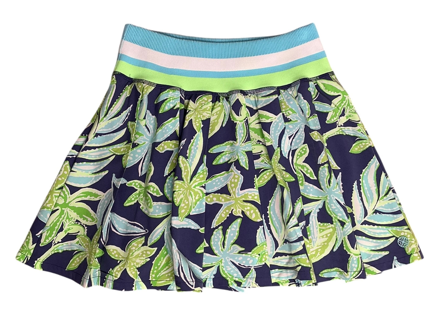 Lilly Pulitzer NWT Cosmina High Rise Skort Sapphire Pool Tropical Tango - Size XS
