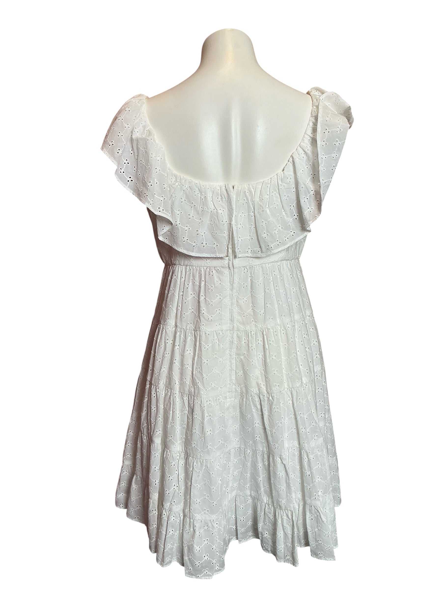 Lilly Pulitzer NWT Emie Dress Resort White Ditsy Vine Eyelet - Size 10