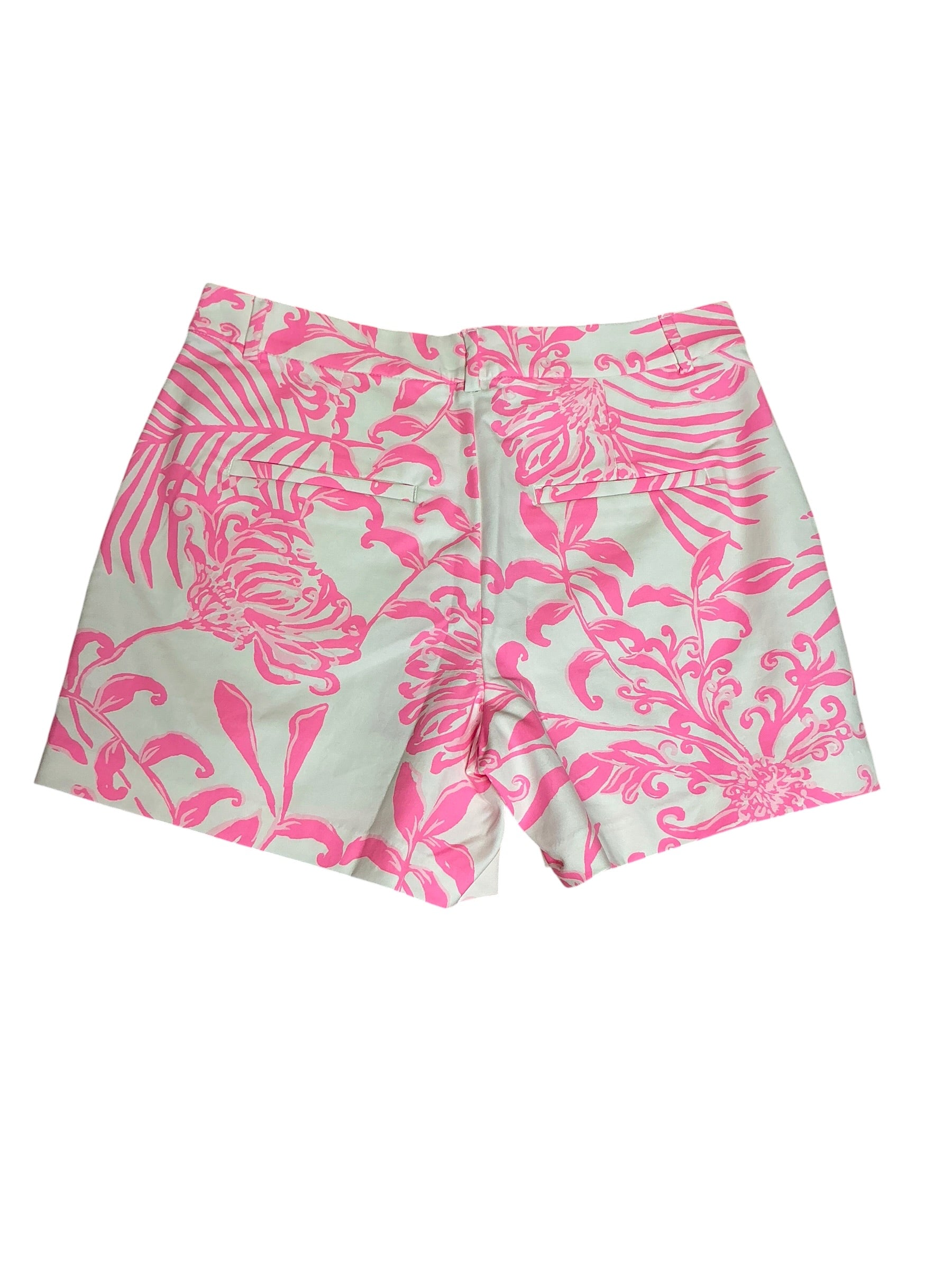 Lilly Pulitzer NWT Gretchen High Rise 5” Rousseau Pink Glisten In The Sun - Size 8