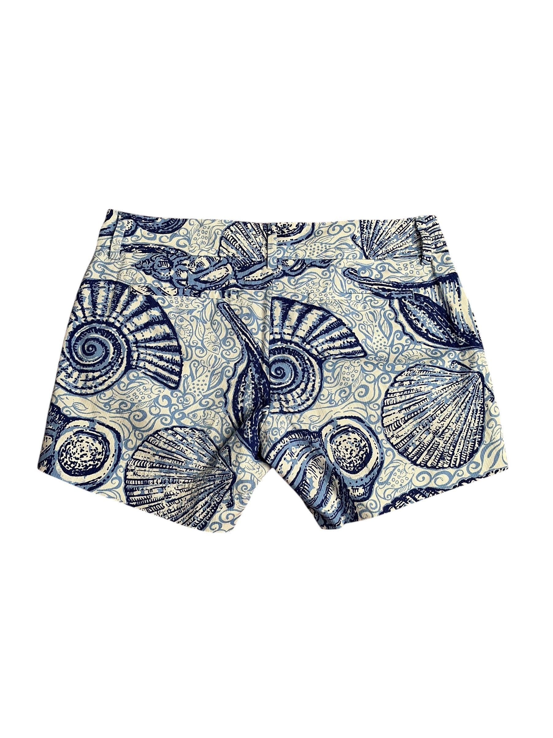 Lilly Pulitzer- Callahan Short Blue Peri Pop Up Stuffed Shells Size 4