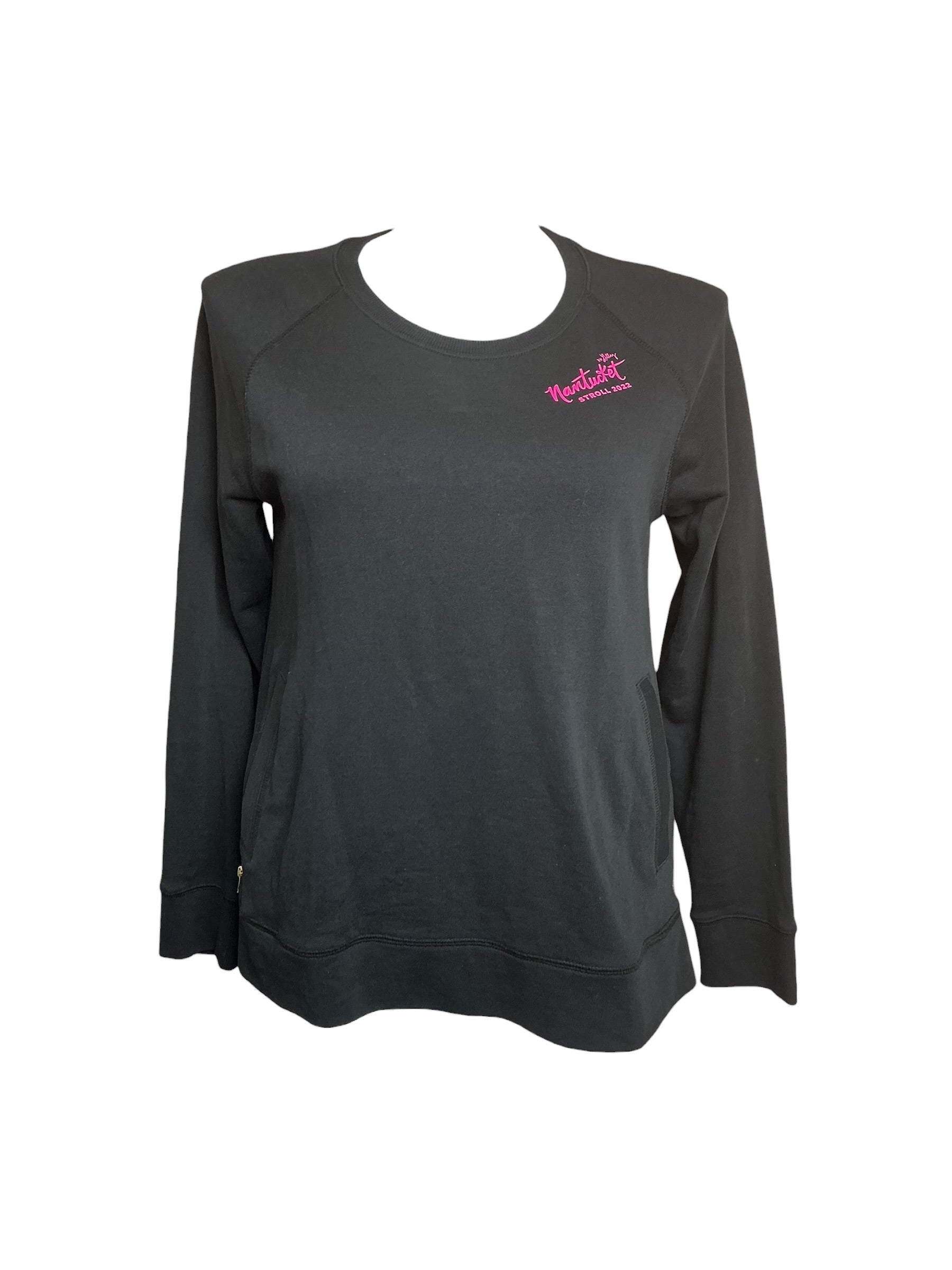 Lilly Pulitzer Ballard Sweatshirt - Onyx - Size L