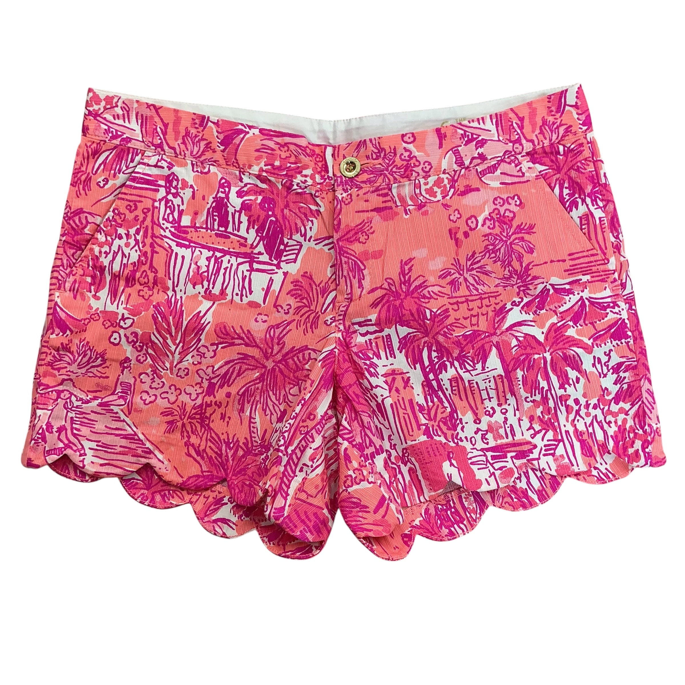 Lilly Pulitzer Buttercup Shorts Cheeky Melon Rule Breakers - Size 6