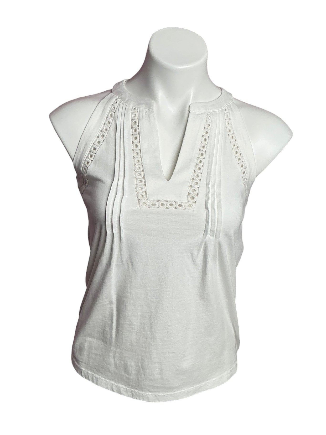 Lilly Pulitzer Issac Knit Top Resort White - Size XXS
