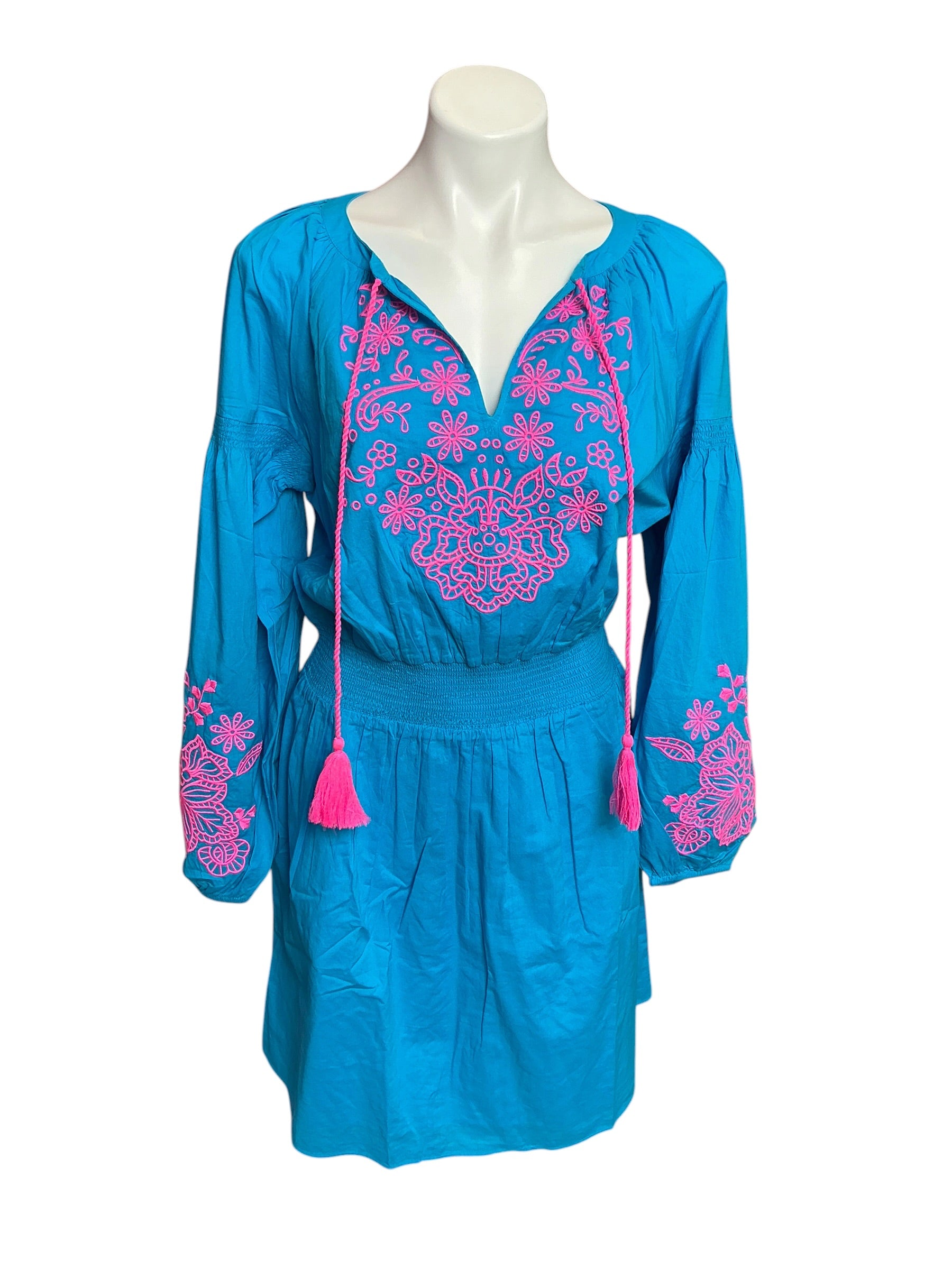 Lilly Pulitzer NWT Analynn Dress Turquoise Oasis - Size L