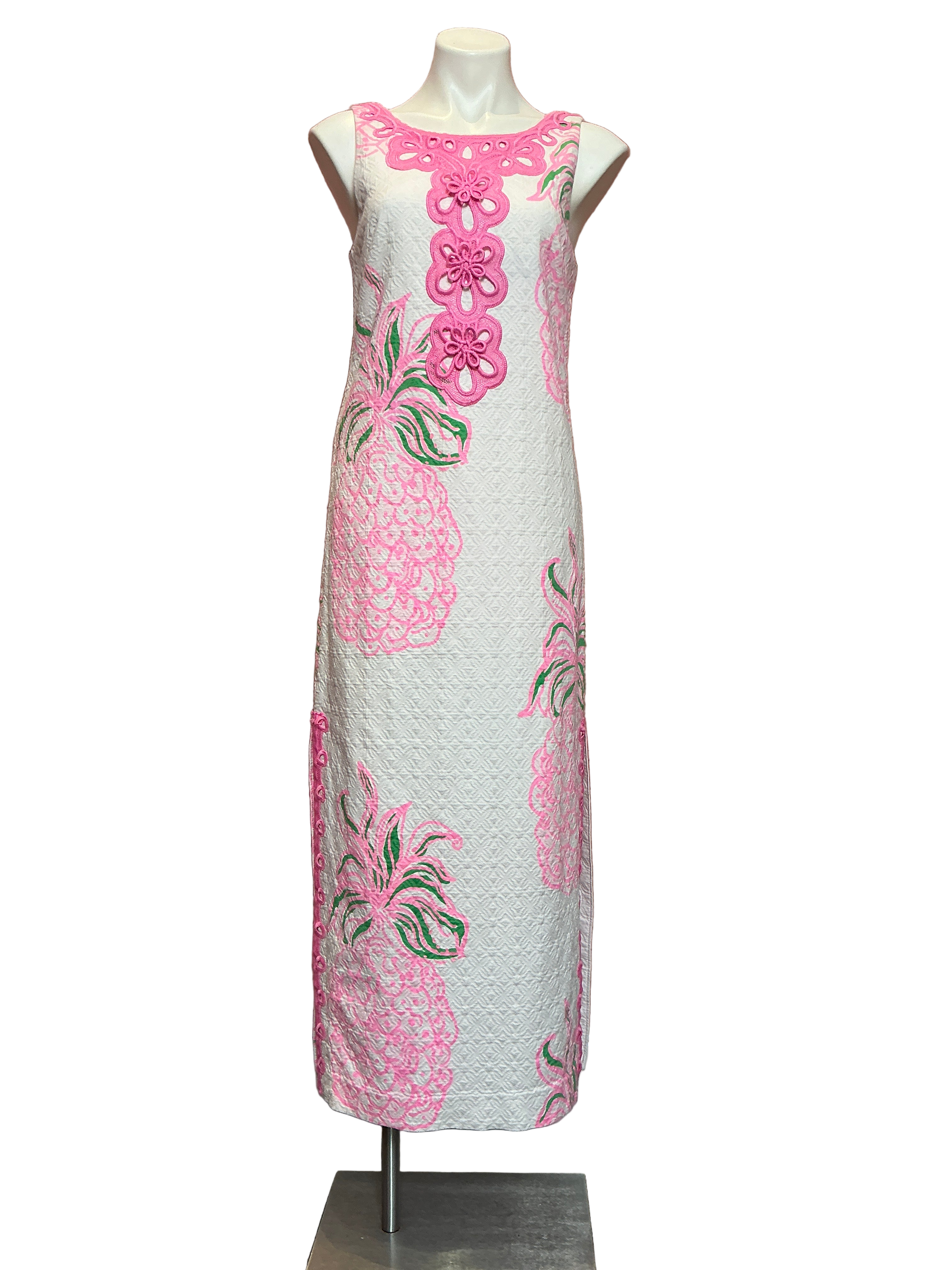 Lilly Pulitzer Marleigh Maxi Shift Party Like A Pineapple  - Size 4