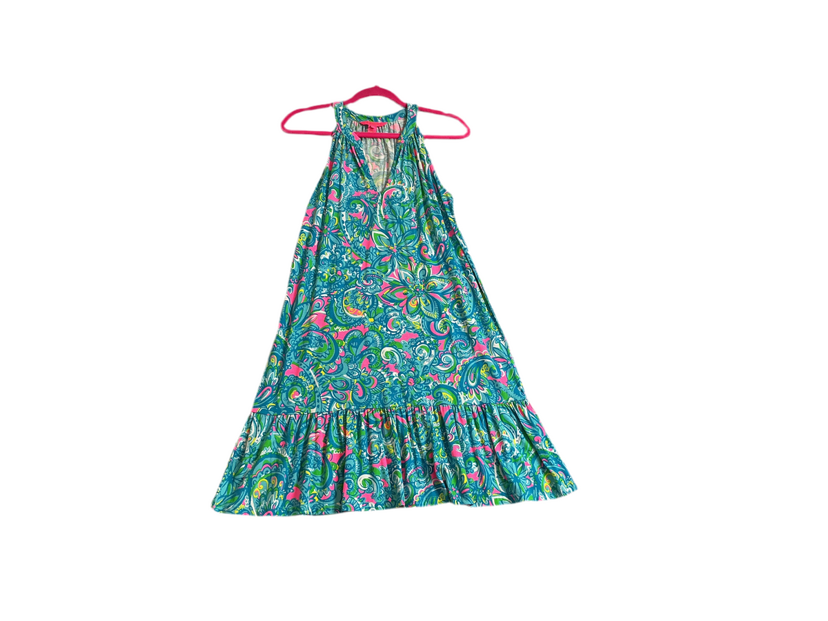 Lilly Pulitzer NWT - Danberry Dress - Seabreeze Blue - Hey Gull Friend - Size XS