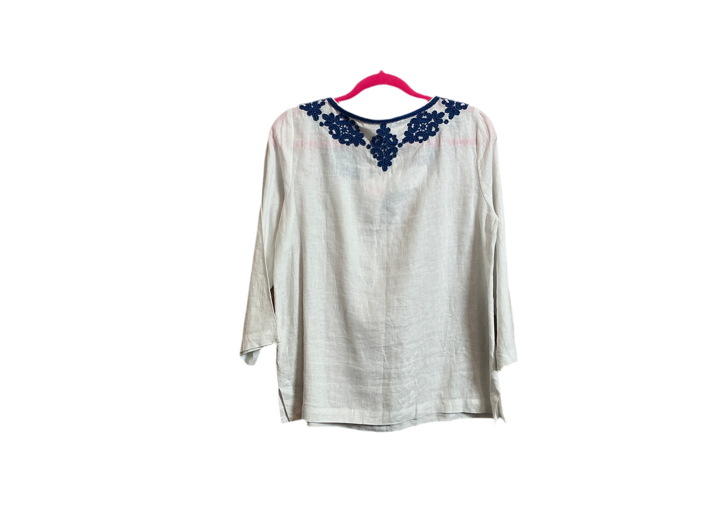 Lilly Pulitzer NWT Elyn Beaded 3/4 Sleeve Resort White - Size 6