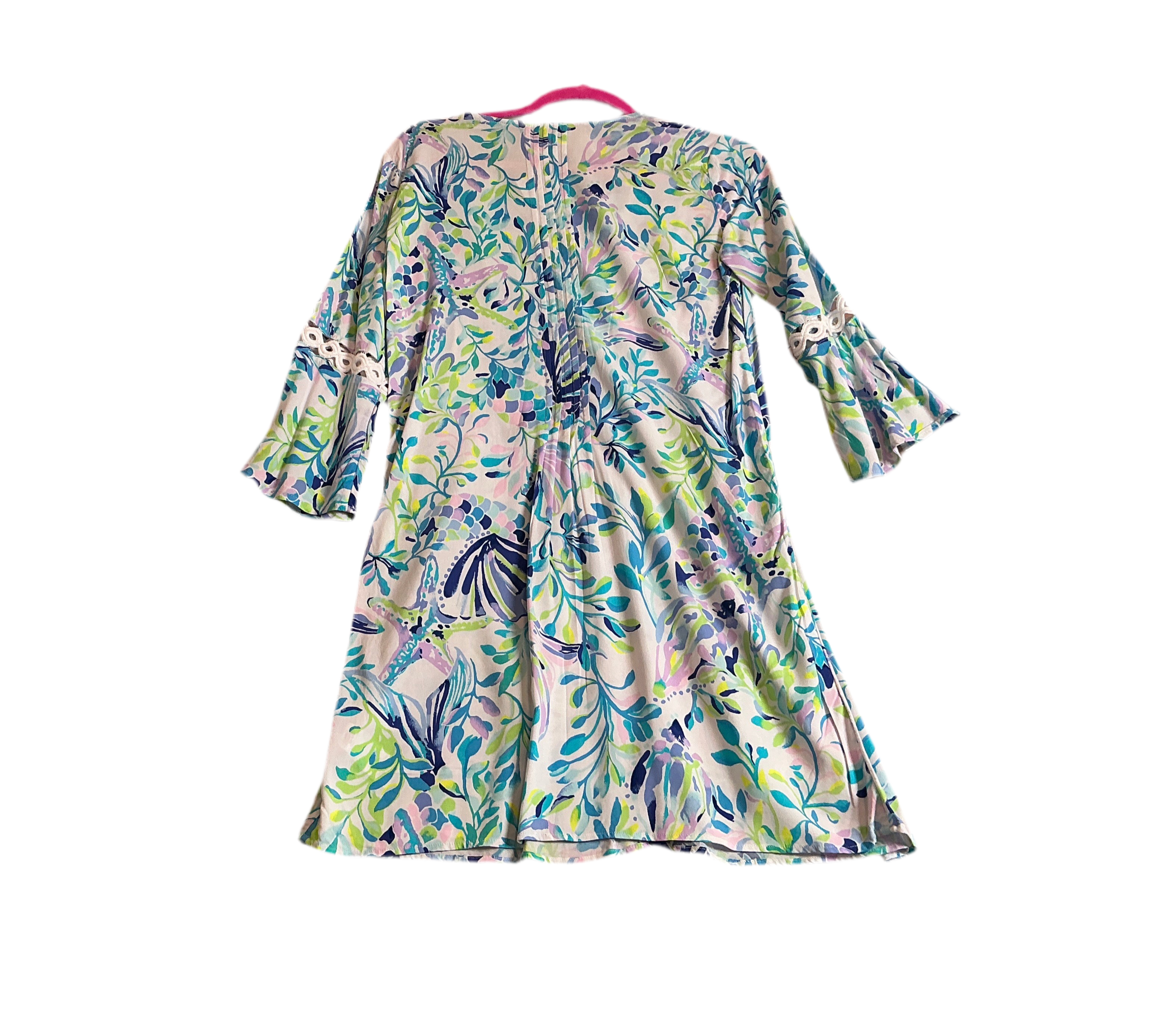 Lilly Pulitzer Hollie Tunic Dress in the Resort White Shell Beach print - Size XS