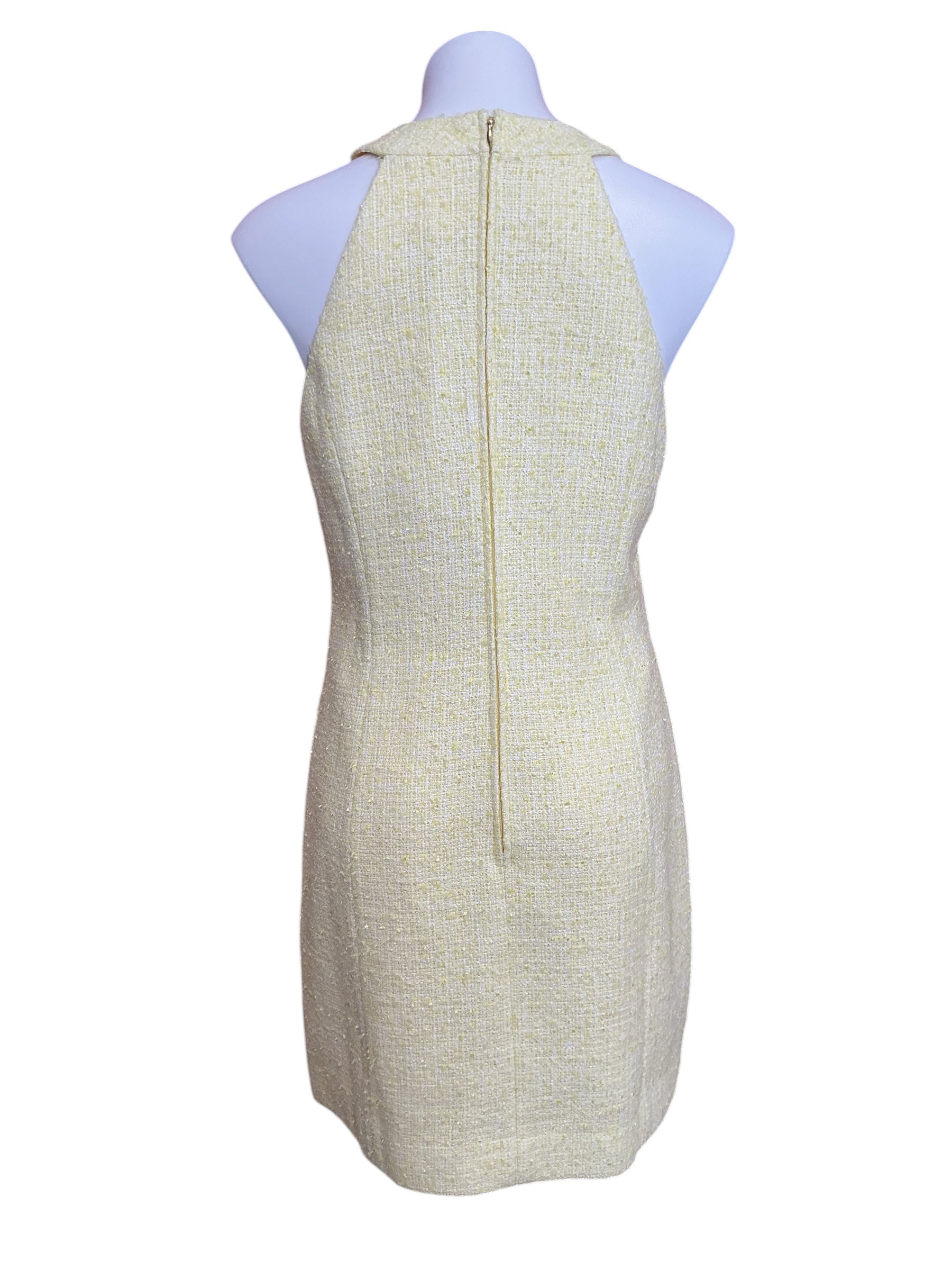 Lilly Pulitzer NWT Margarete Skirted Romper Finch Yellow Chic Chick Boucle - Size 10