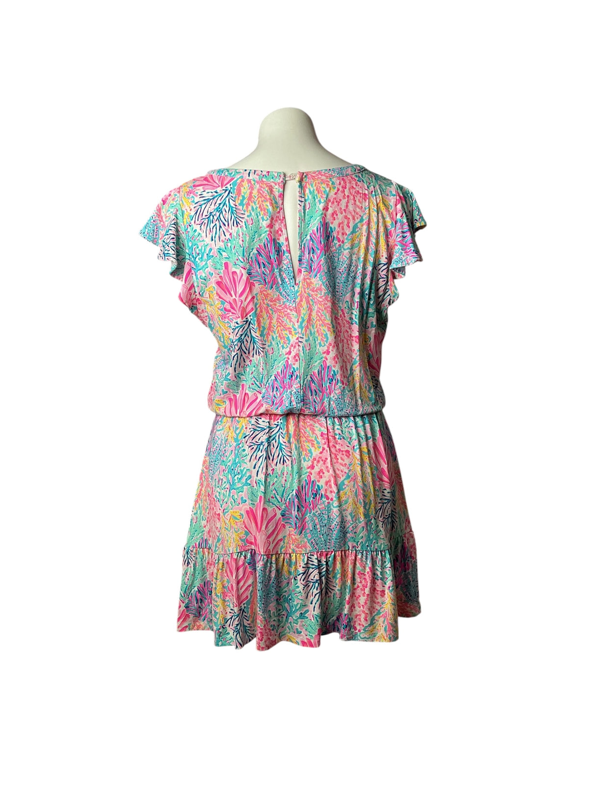 Lilly Pulitzer Ravi Skirted Romper Splashdance - Size M
