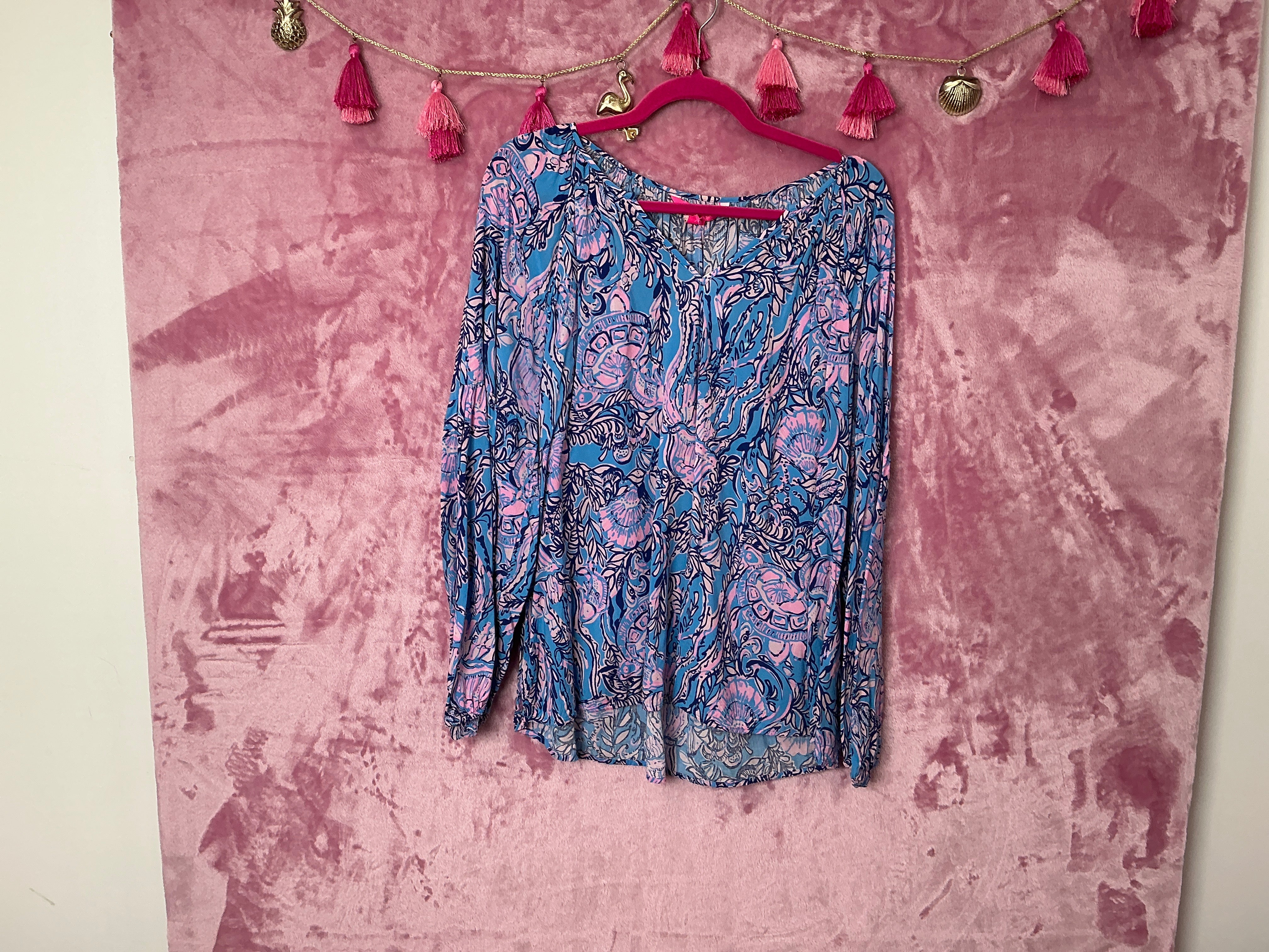 Lilly Pulitzer Long Sleeve Top - Size L