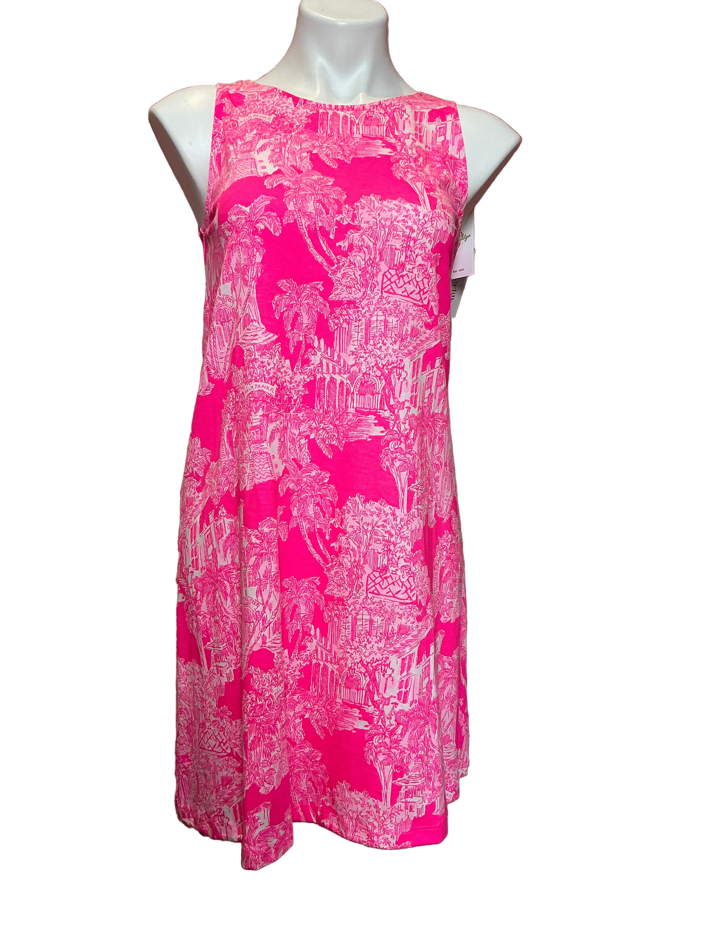 Lilly Pulitzer Kristen Dress  NWT - Roxie Pink - Anniversary Toile - Size XS