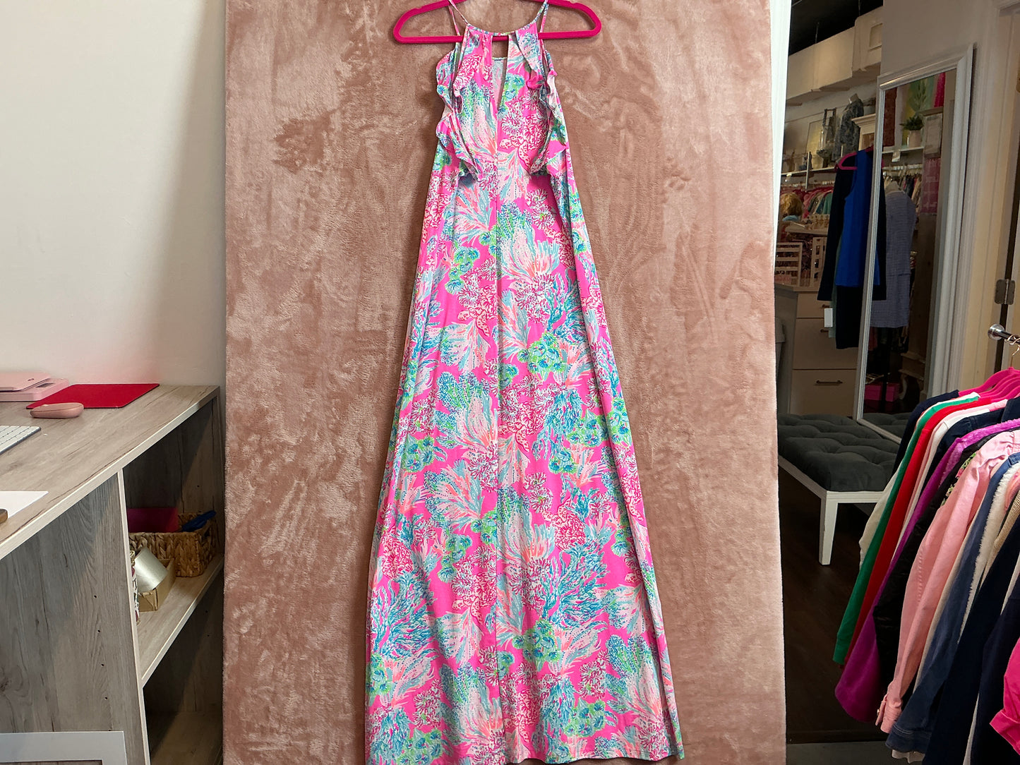 Lilly Pulitzer NWT - Billie Maxi Dress - Seaing Things - Size XL