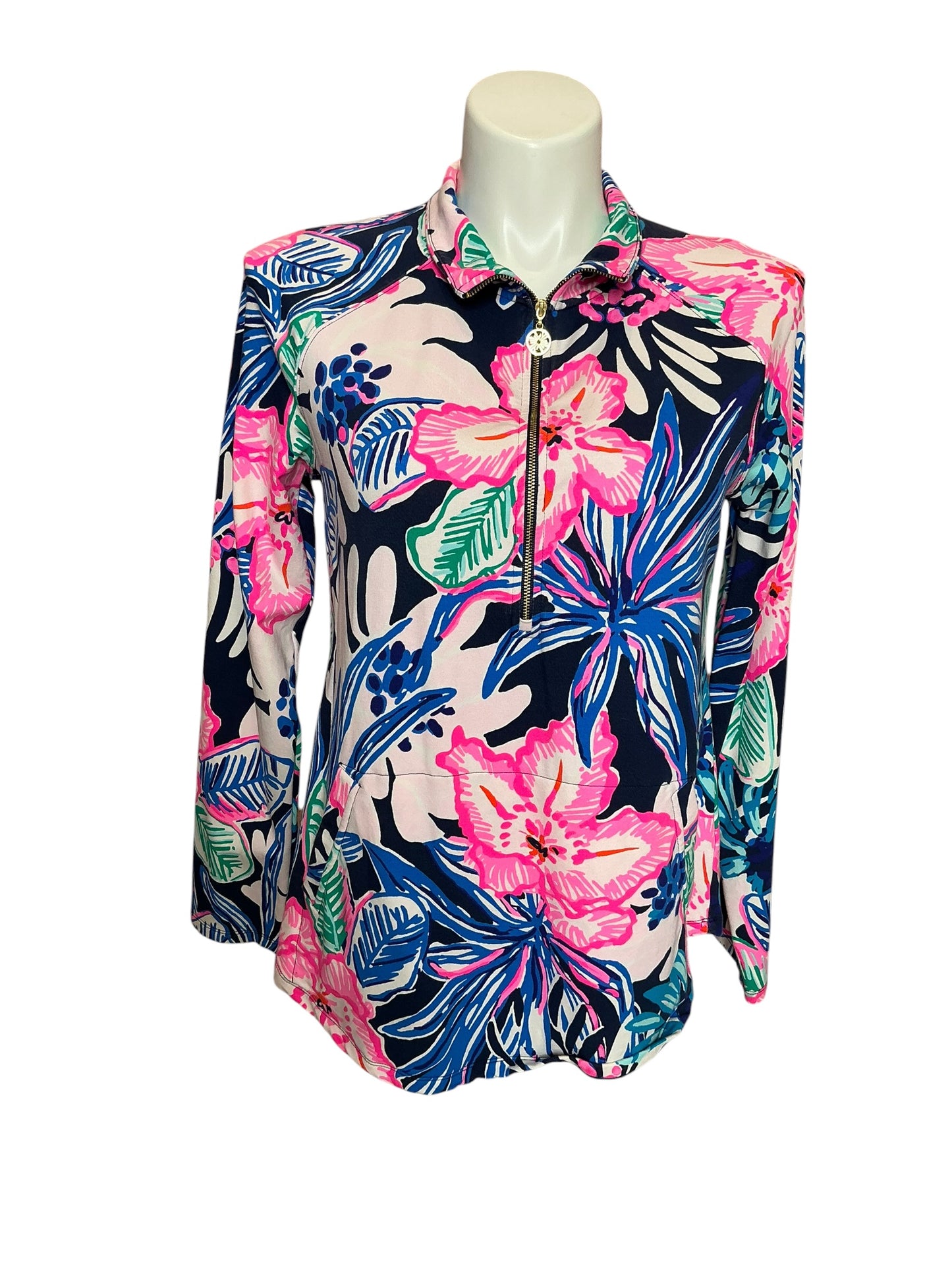 Lilly Pulitzer UPF 50+ Skipper Popover Endless Summers - Size XL