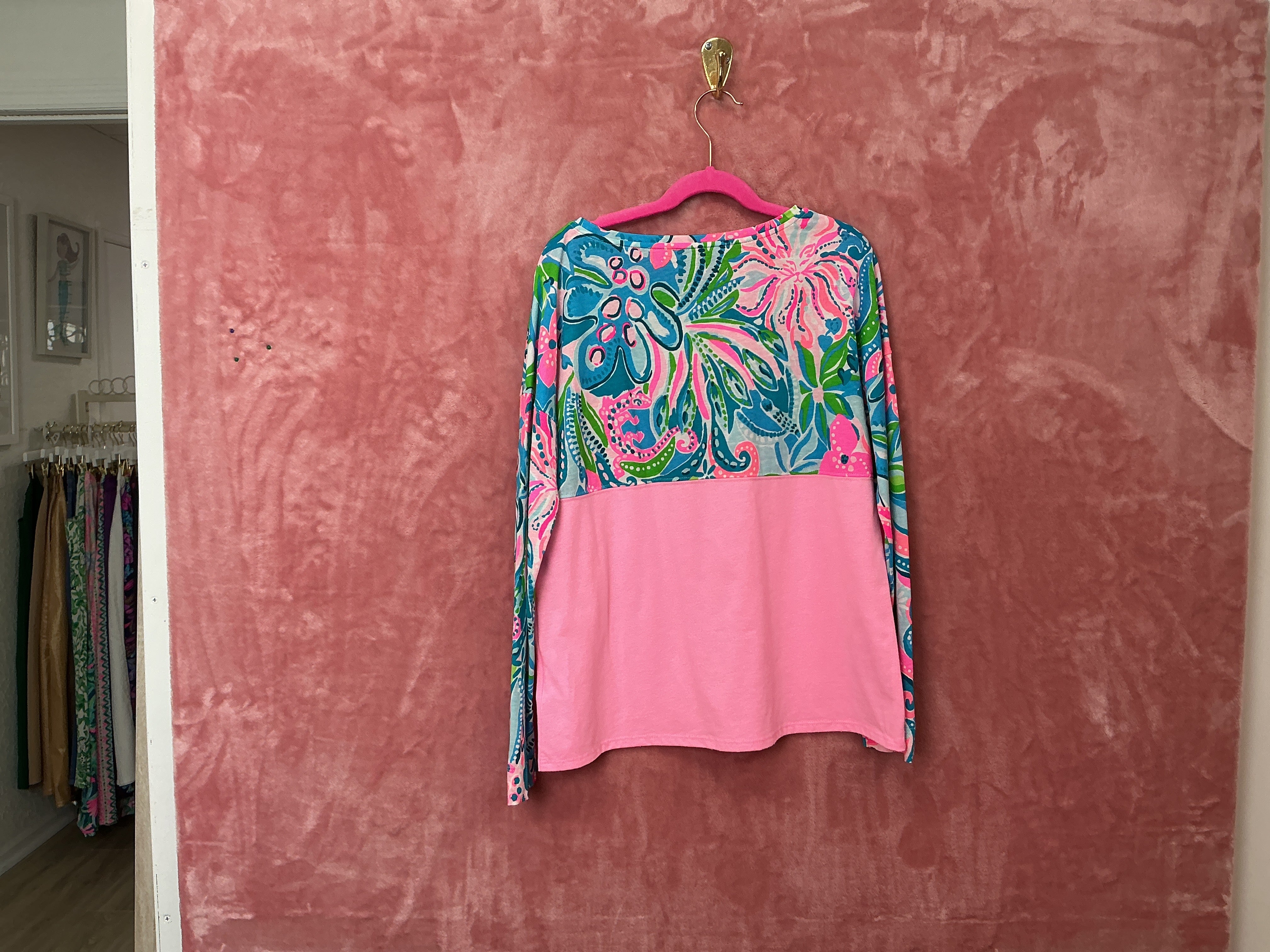 Lilly Pulitzer Kids Long Sleeve Top - Size XL 12-14