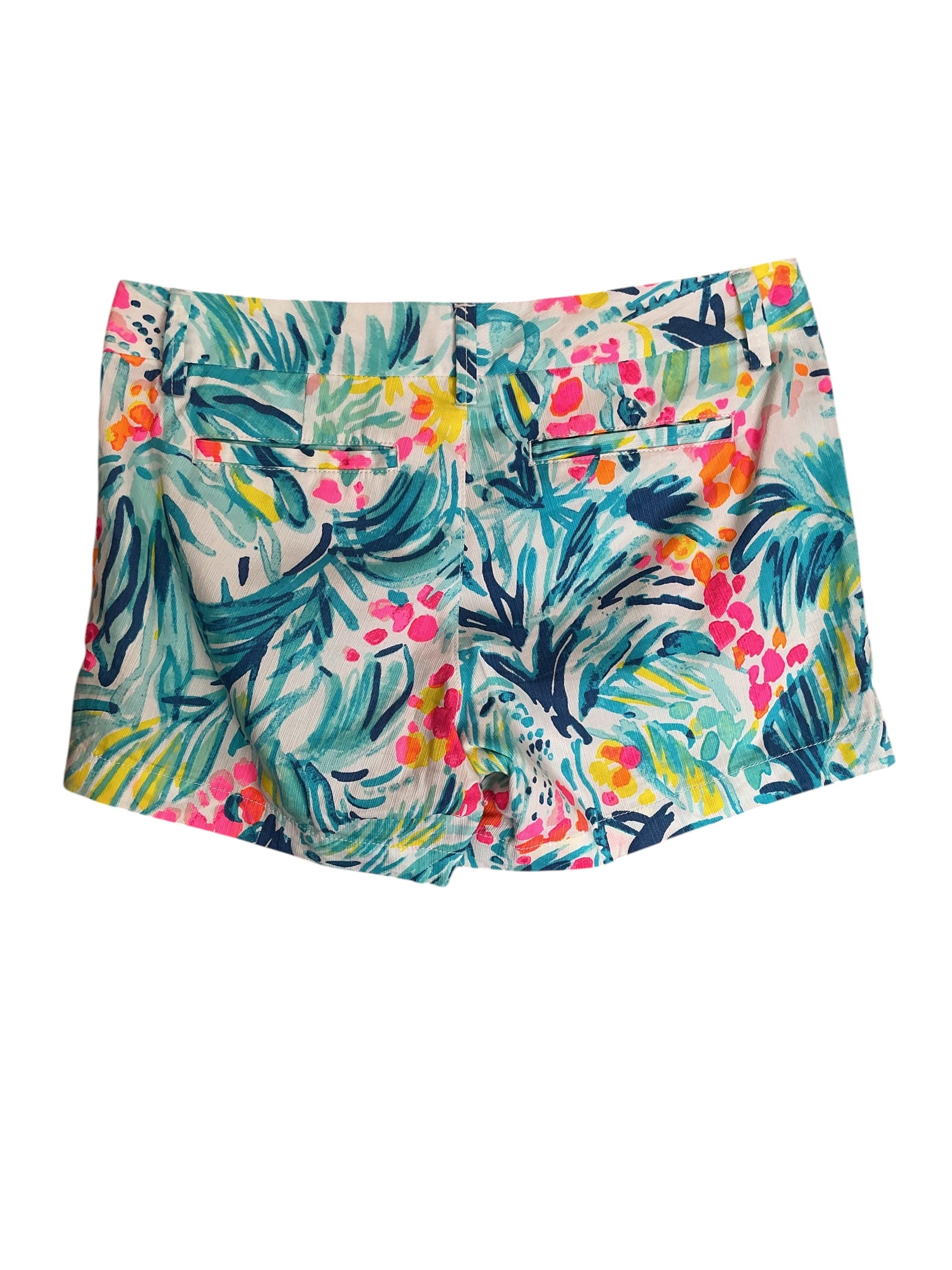 Lilly Pulitzer Callahan Shorts Tippy Top Serene Blue - Size 4