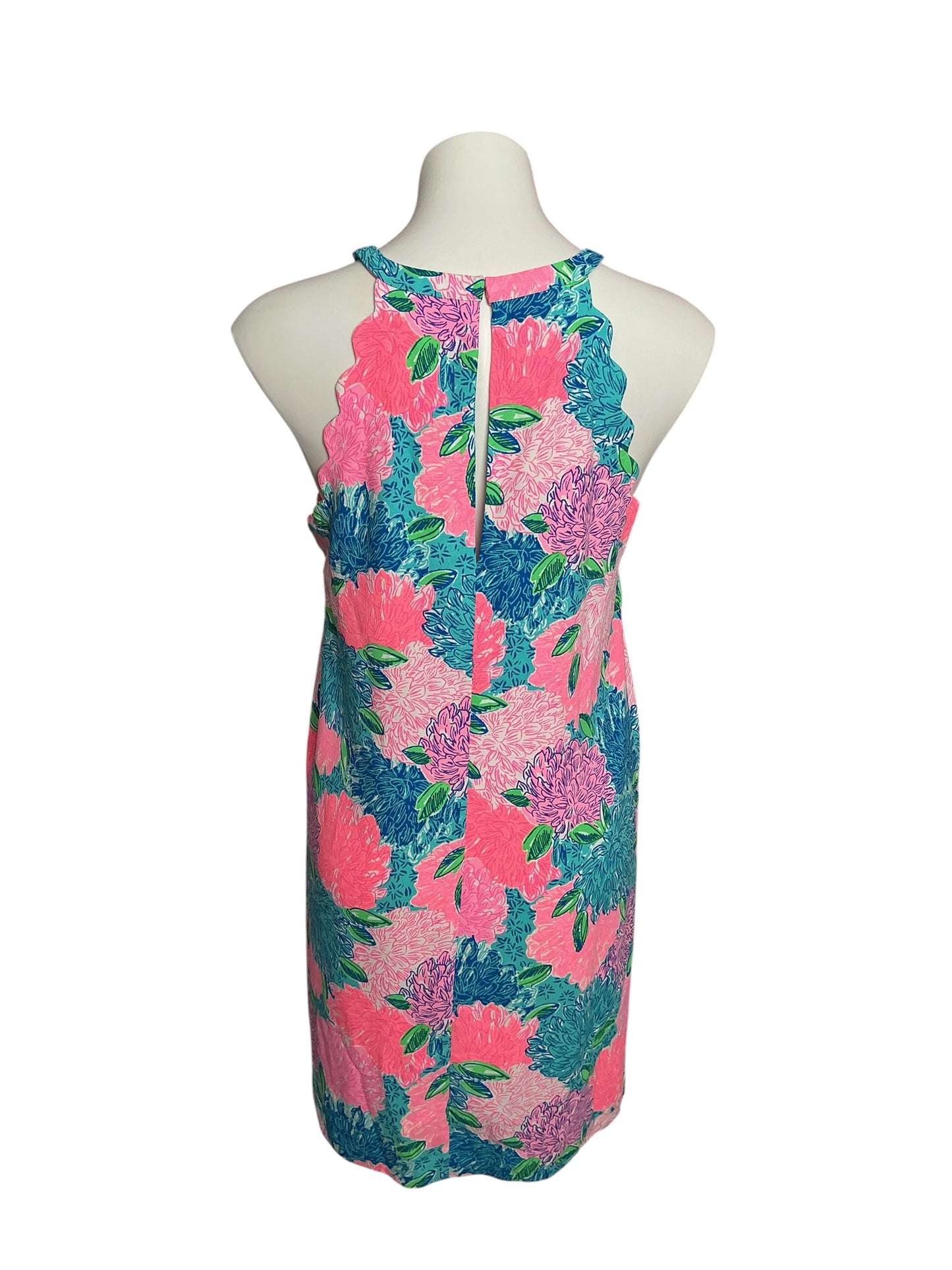 Lilly Pulitzer Tabby Shift Dress Multi Beach House Blooms - Size M