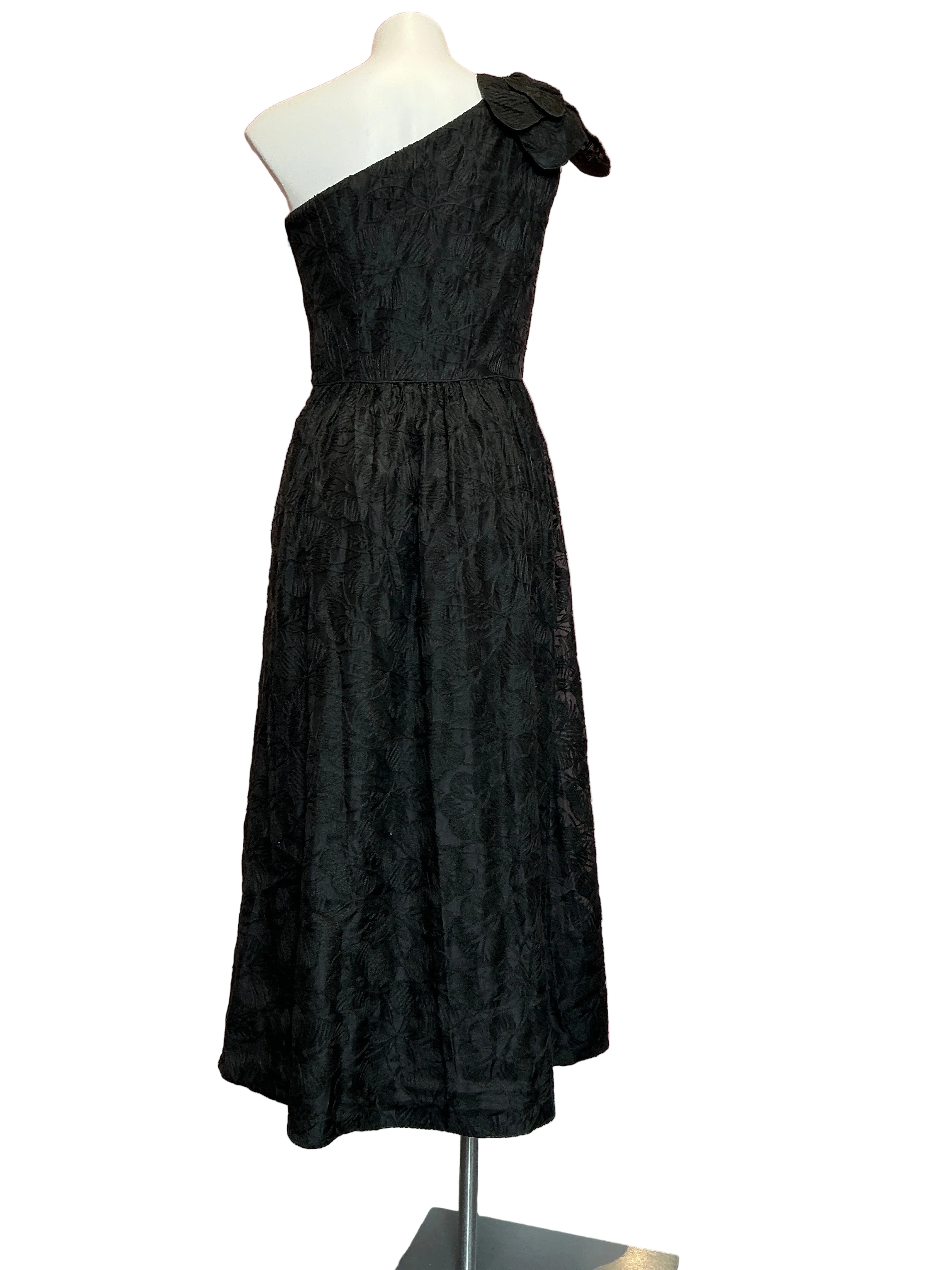 Lilly Pulitzer NWT - Lynsi Midi Dress - Noir - Sunset Bloom Embroidered Organza - Size 4