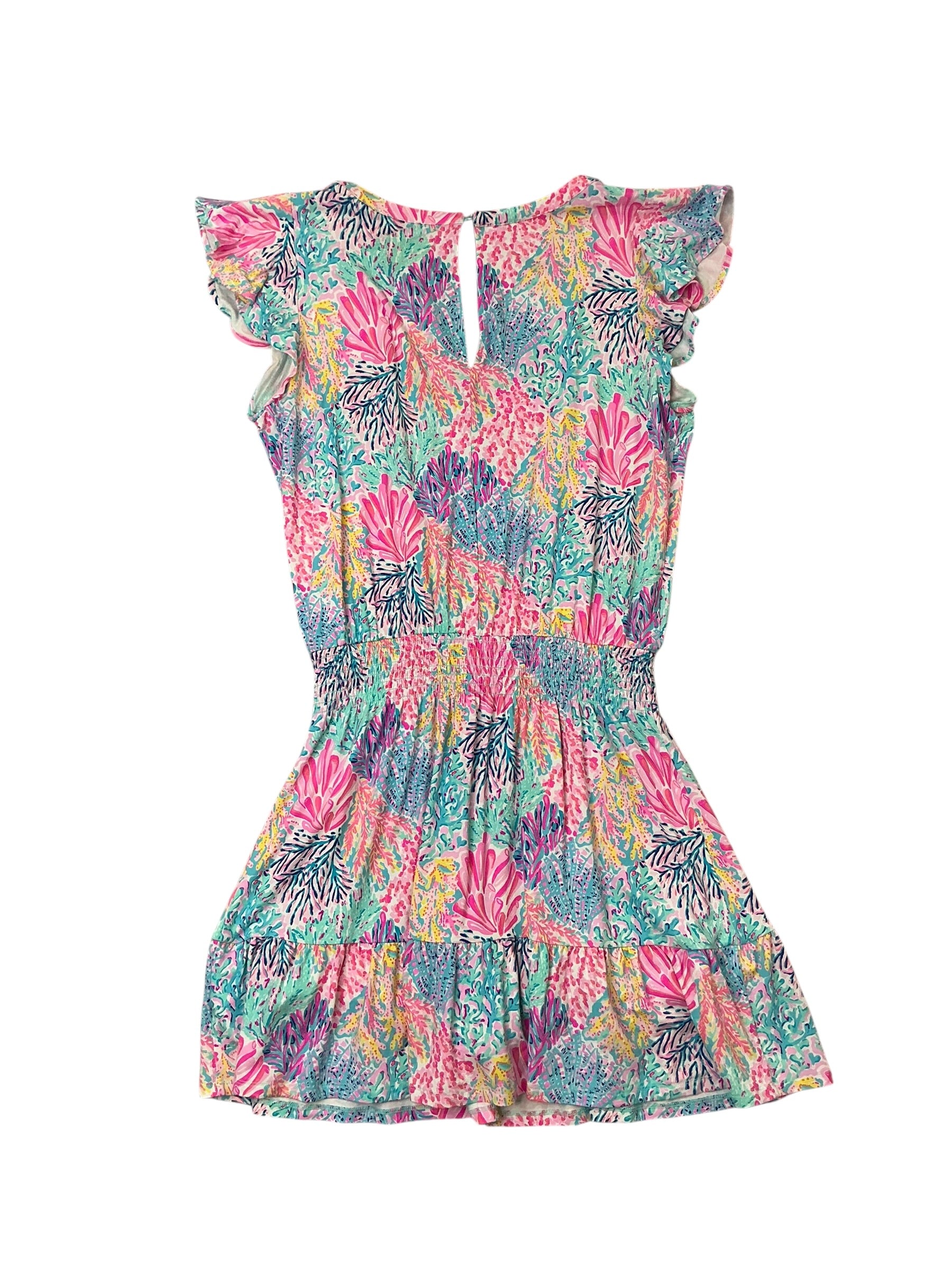 Lilly Pulitzer Ravi Romper - Multi Splashdance - Size L
