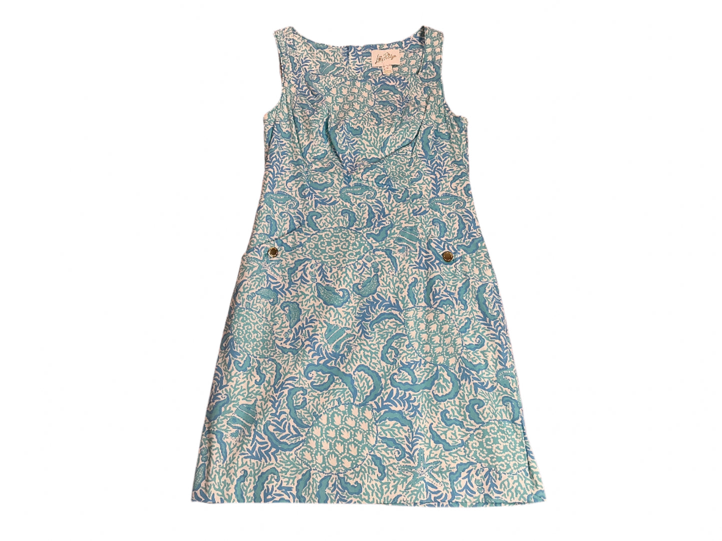 Lilly Pulitzer Lilly Shift Dress - Resort White Goombay Grooves Size - 2