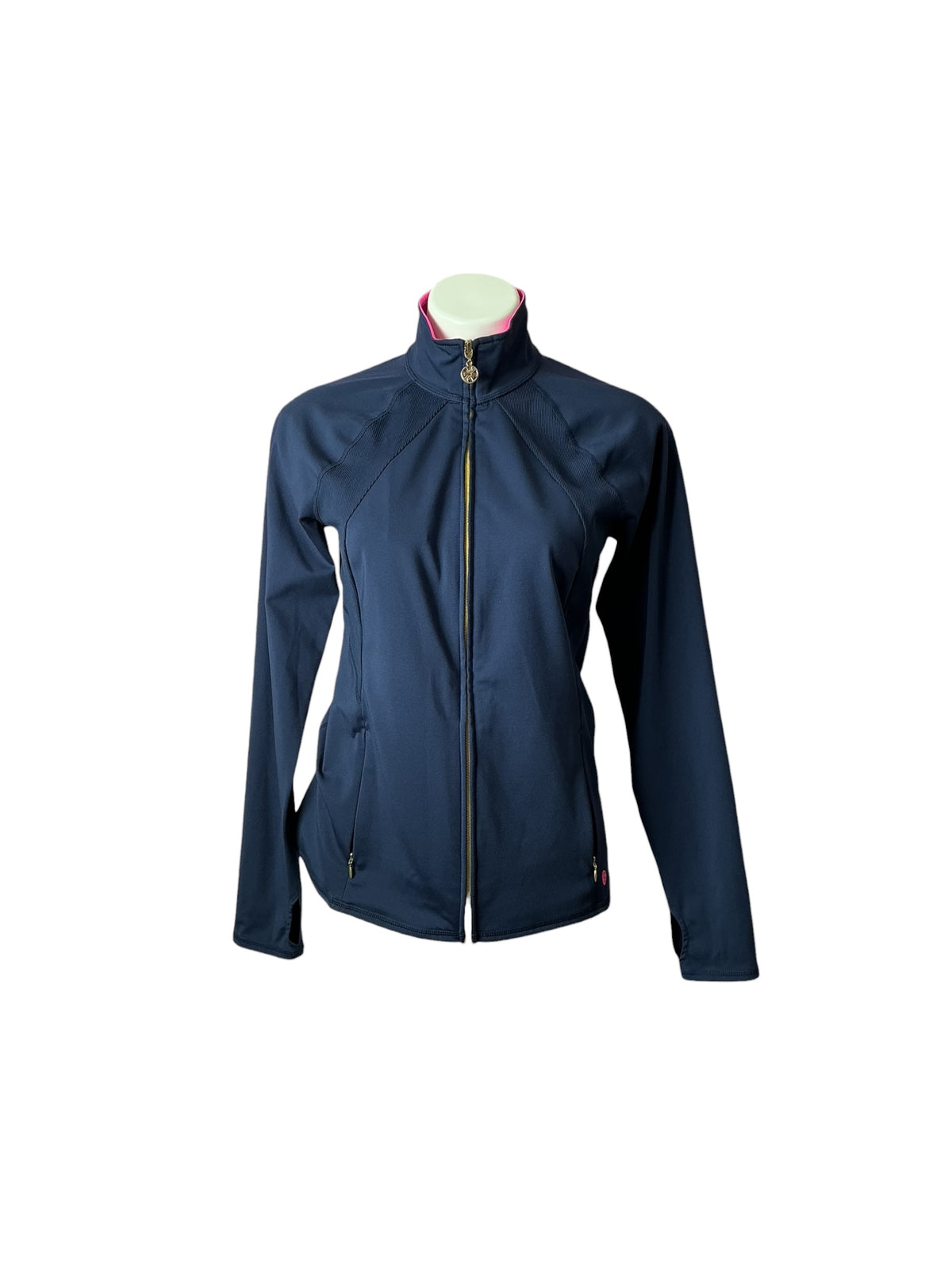 Lilly Pulitzer Luxletic Full-Zip Jacket True Navy - Size M