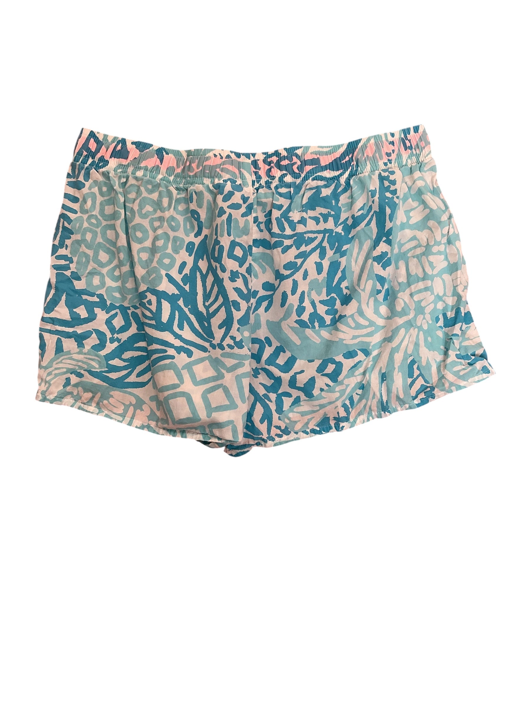 Lilly Pulitzer Lilli Pajama Shorts Blue Home Slice - Size S