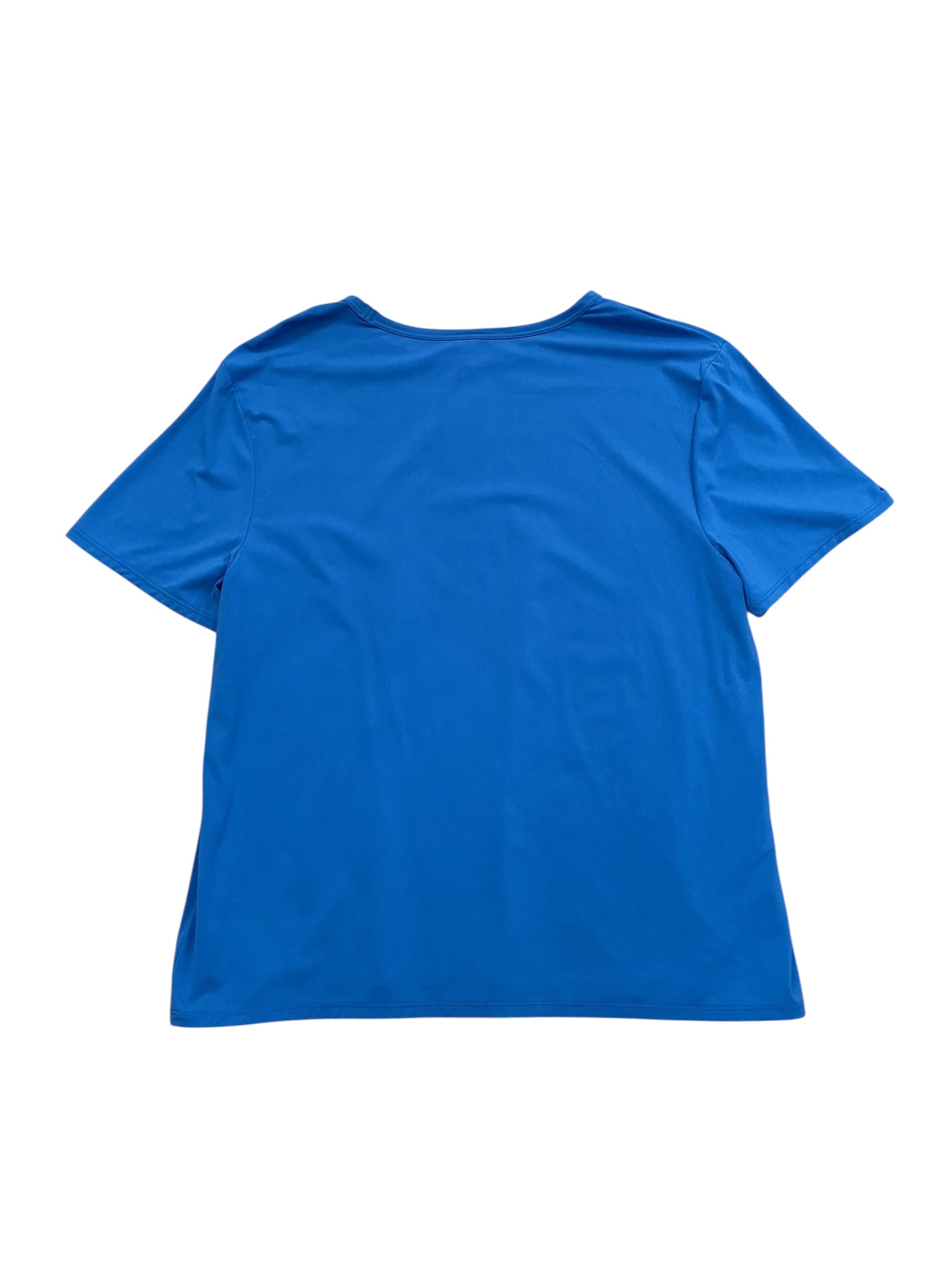 Lilly Pulitzer NWT Rally Active Tee Top UPF 50+ Morelle Blue - Size M