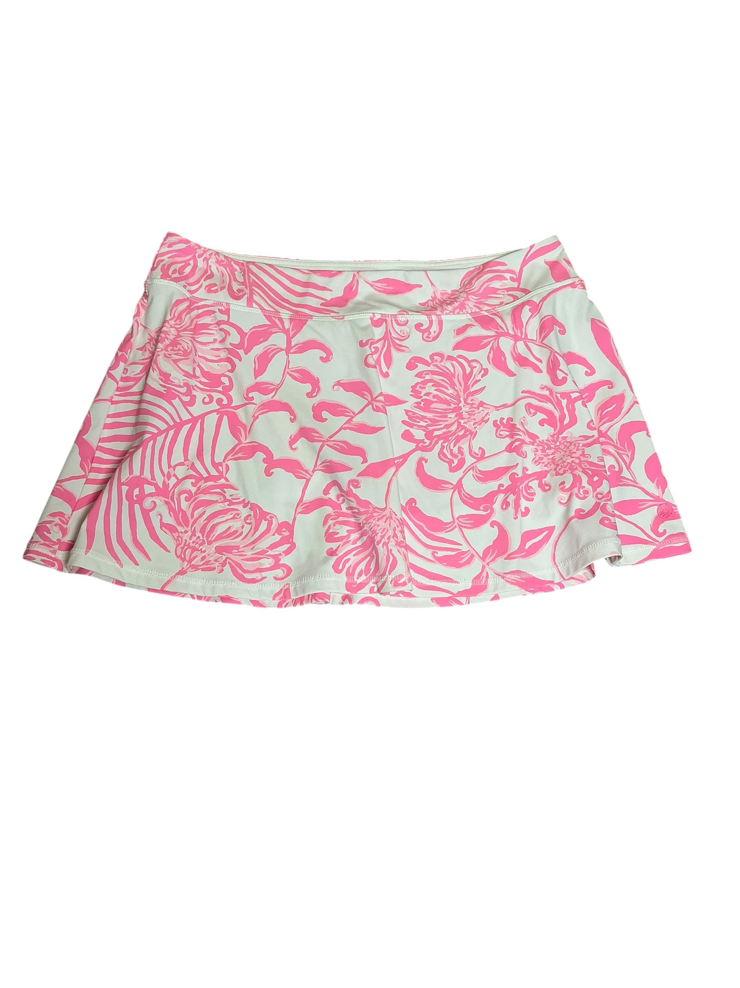 Lilly Pulitzer Luxletic UPF 50+ Aqualina Skort Passion Fruit Pink Absolutely Flamazing - Size XL