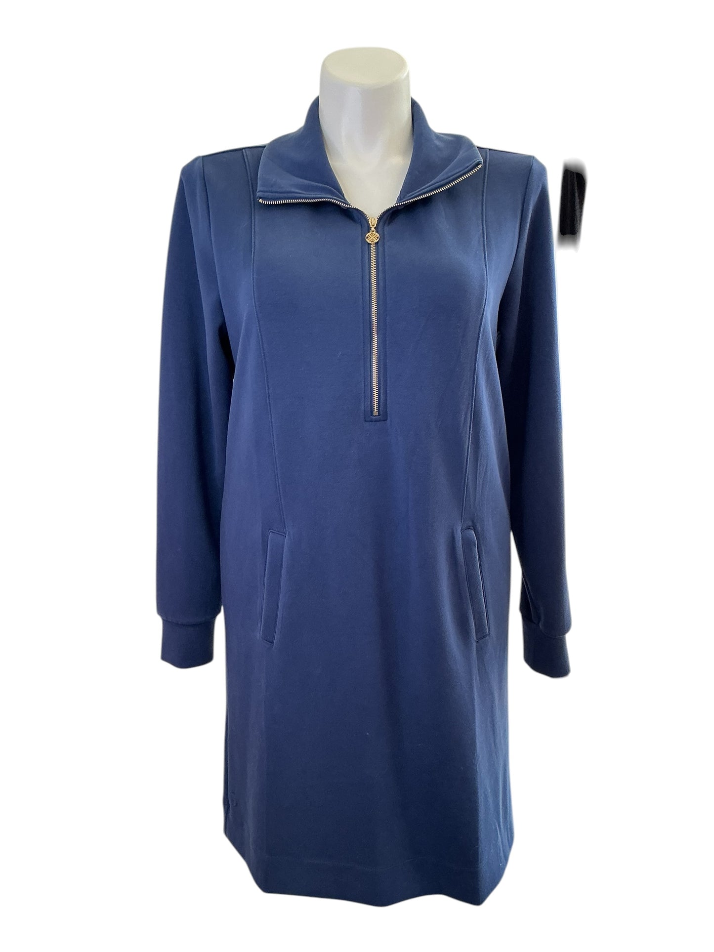 Lilly Pulitzer Eleni UPF 50+ Dress - Low Tide Navy - Size L