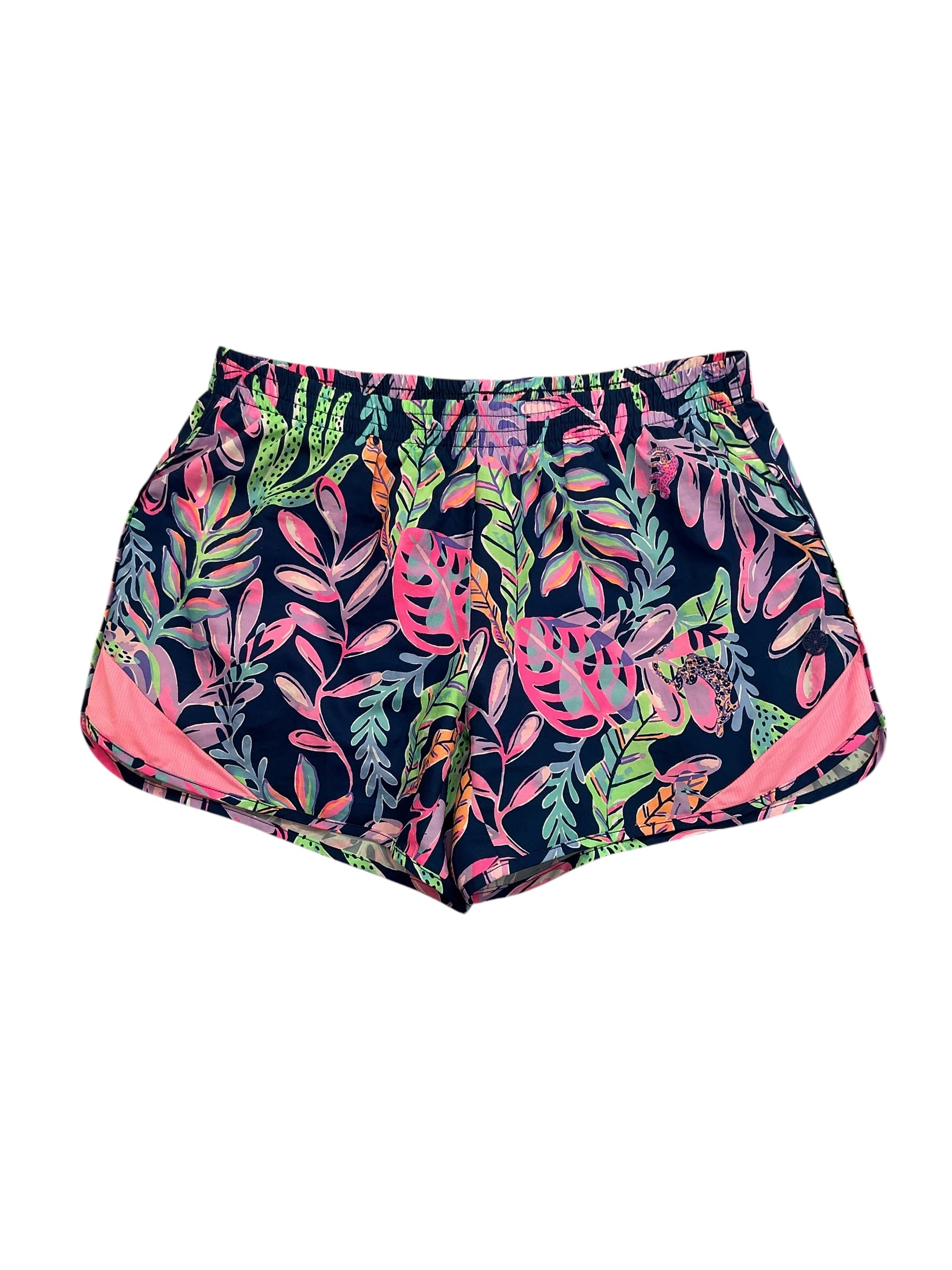 Lilly Pulitzer Luxletic Ocean Trail Shorts Oyster Bay Navy You’ve Been Spotted - Size XS