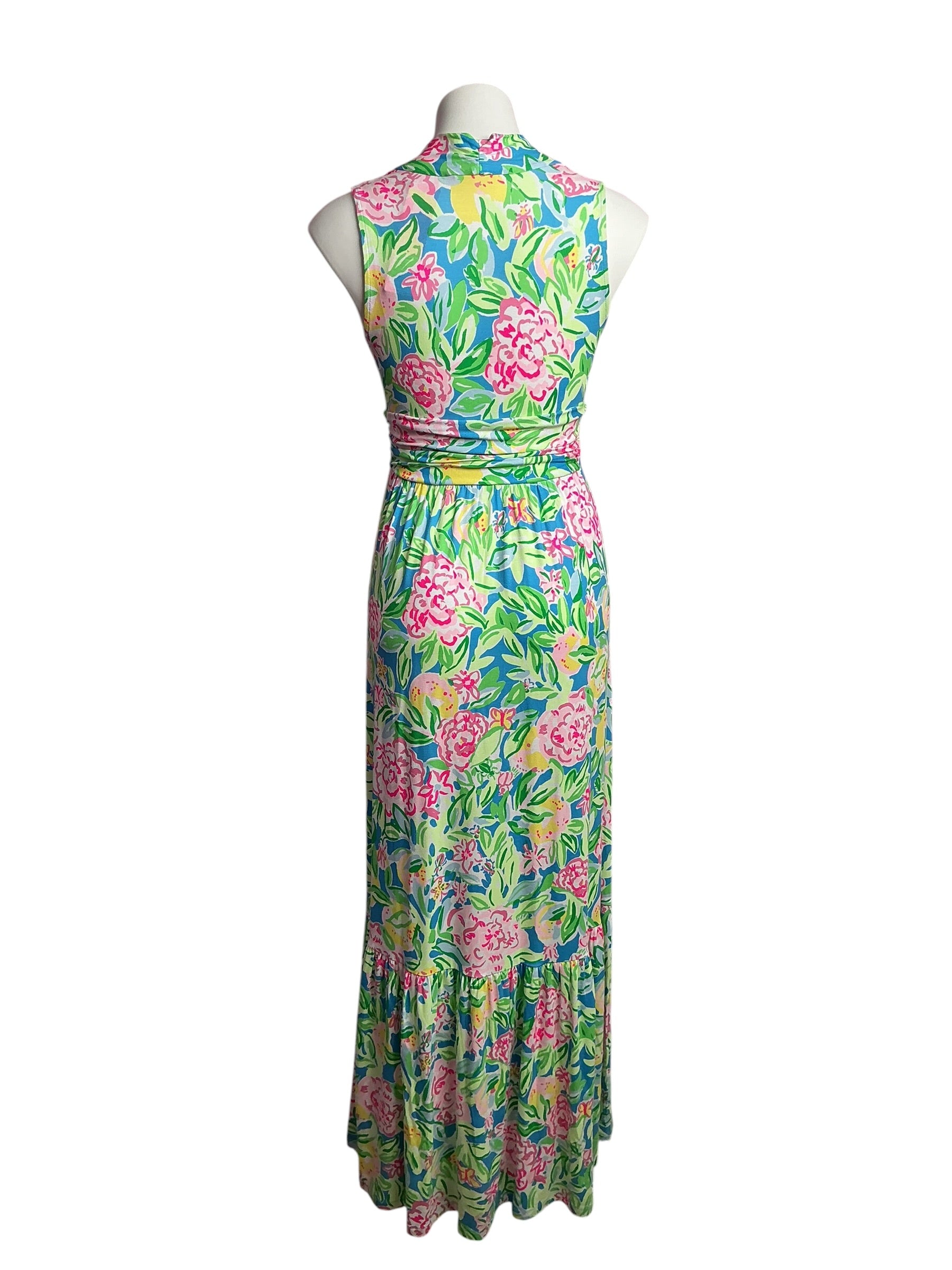 Lilly Pulitzer- NWT Pearce Maxi Dress Multi Grove Garden Size S
