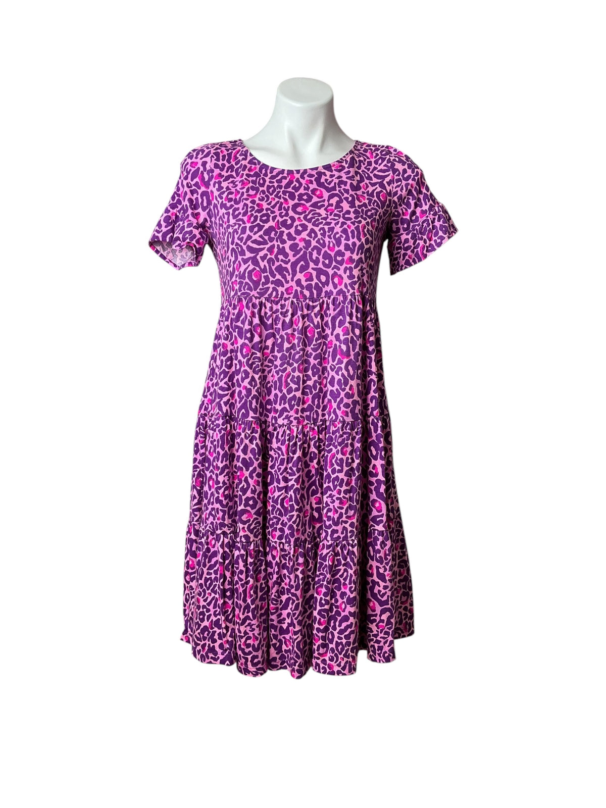 Lilly Pulitzer Jodee Swing Flounce Dress Purple Berry My Favorite Spot - Size XS