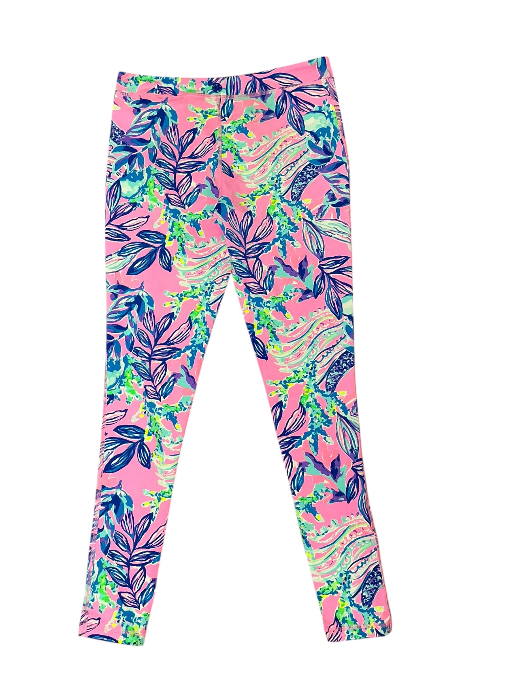 Lilly Pulitzer Weekender High Rise Crop Leggings - Lilac Rose Just A Little Jelly - Size XL