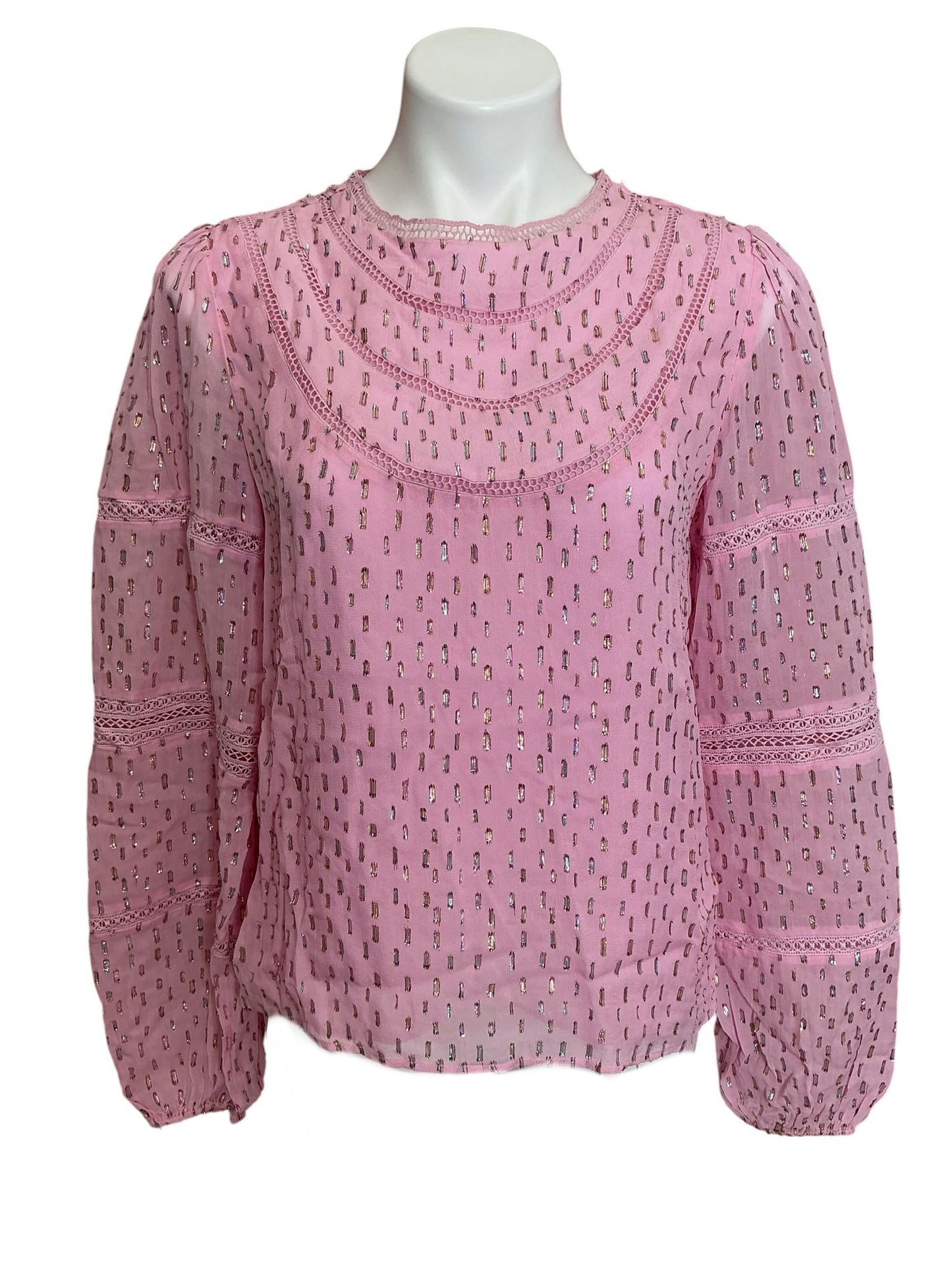 Lilly Pulitzer Briley Top Calla Lilly Pink - Size S