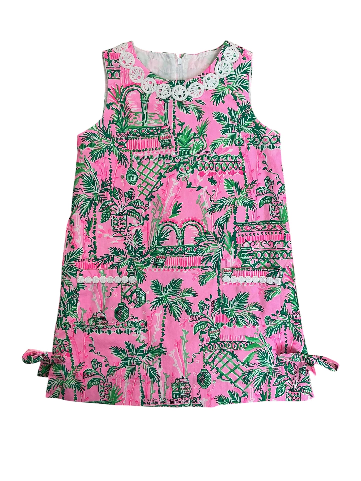 Lilly Pulitzer Kids Girls Little Lilly Classic Shift Dress Mandevilla Baby Always Worth It - Size 6