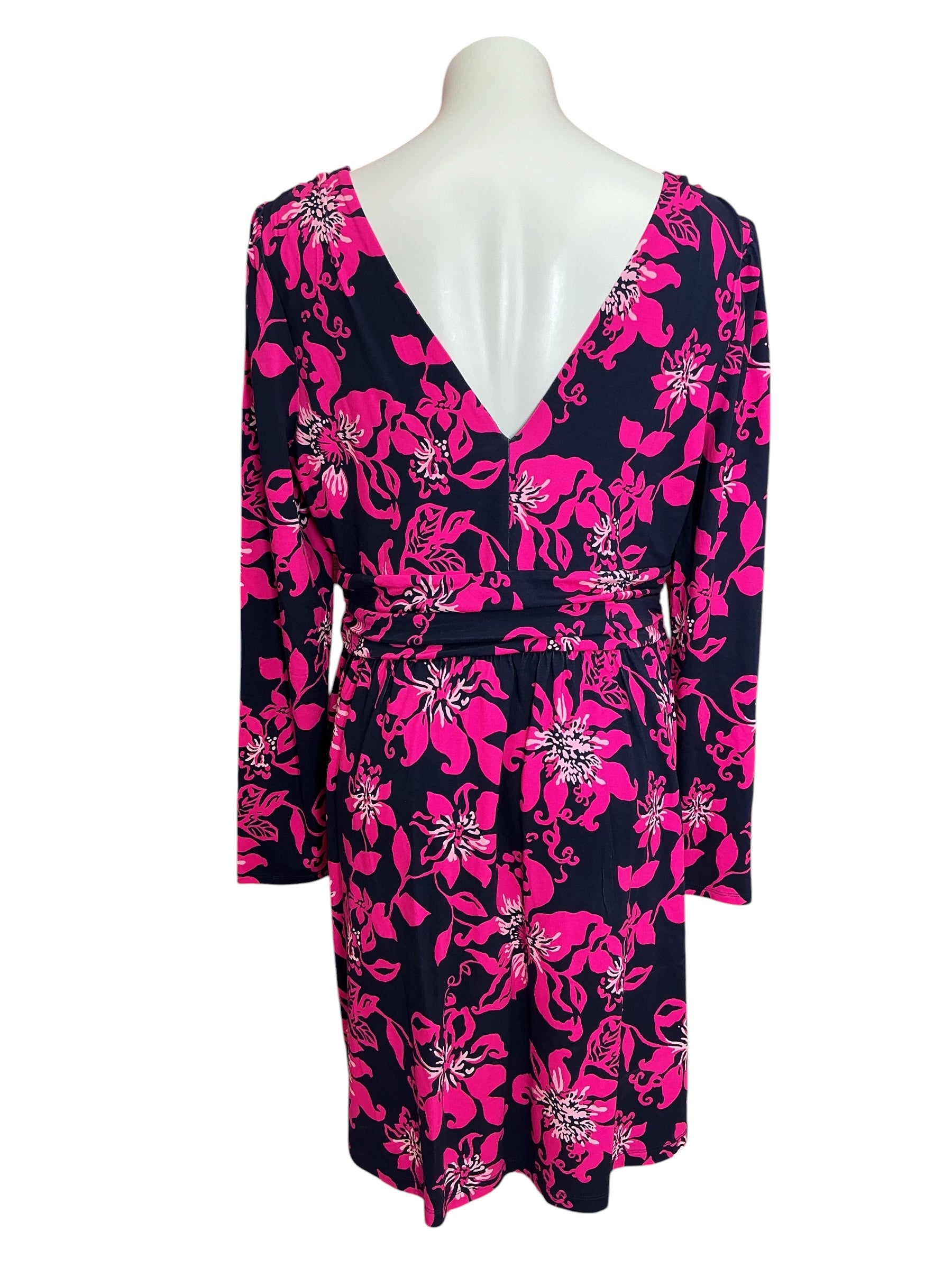 Lilly Pulitzer NWT Miriana Dress Low Tide Navy Lil Just Passion Through - Size XL