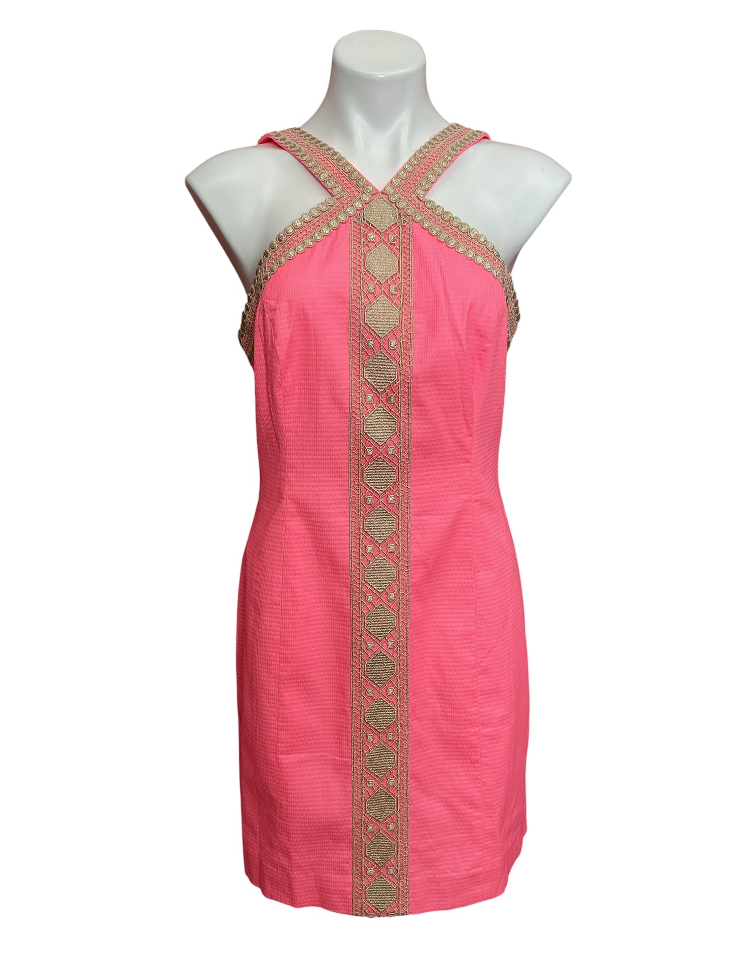 Lilly Pulitzer NWT Ena Stretch Shift Dress Capri Coral - Size 10