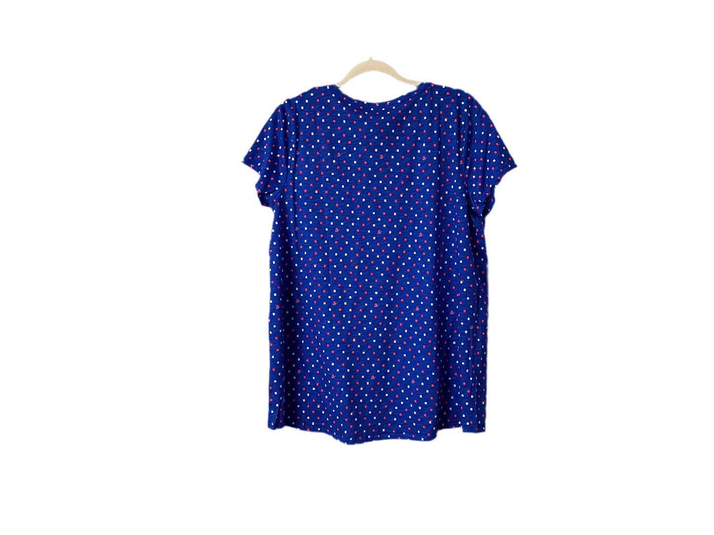 Lilly Pulitzer NWT Etta V-Nexk Boreal Is Blue Lilly Squared - Size L