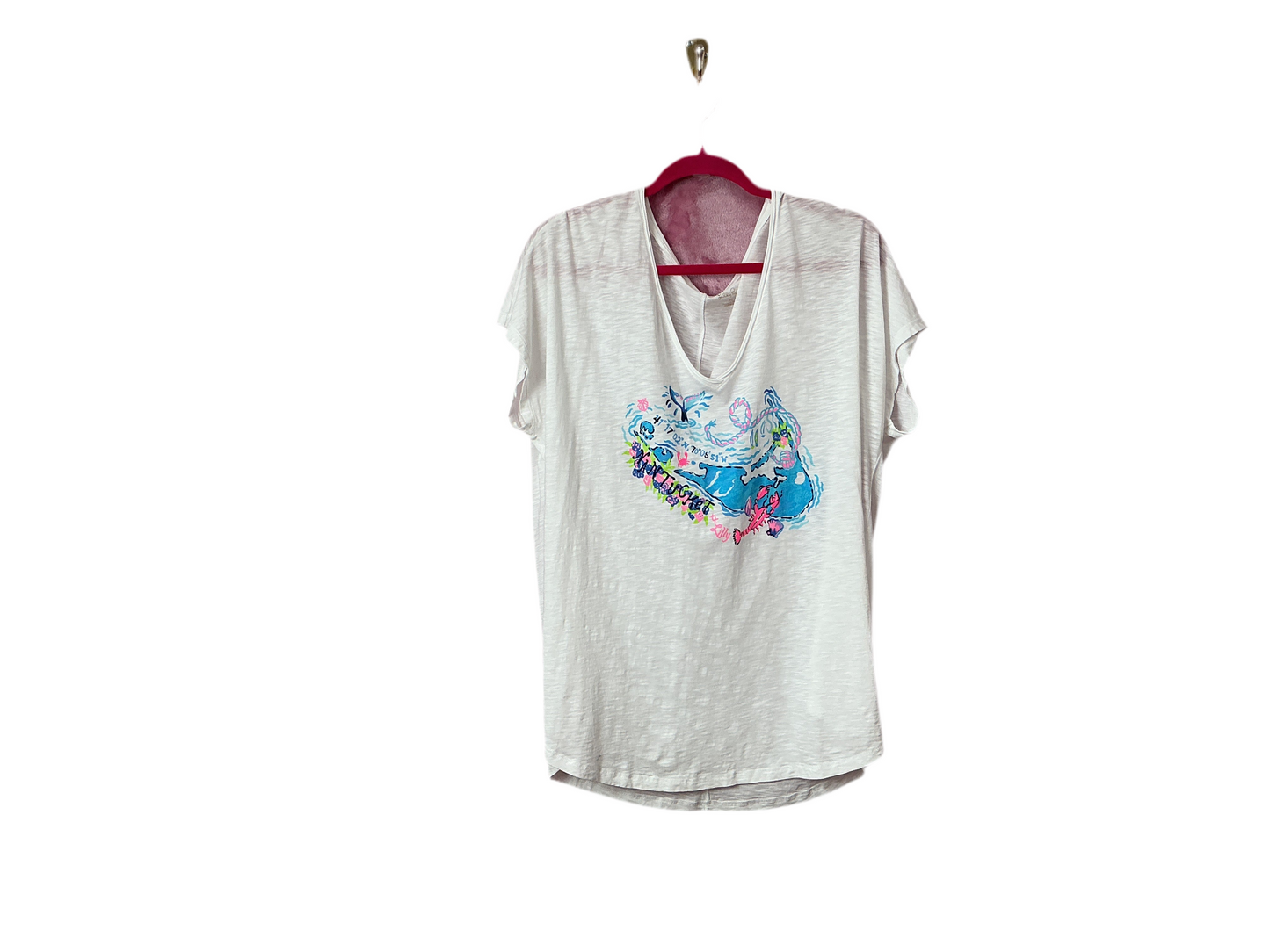 Lilly Pulitzer Short Sleeve Top - Size XL