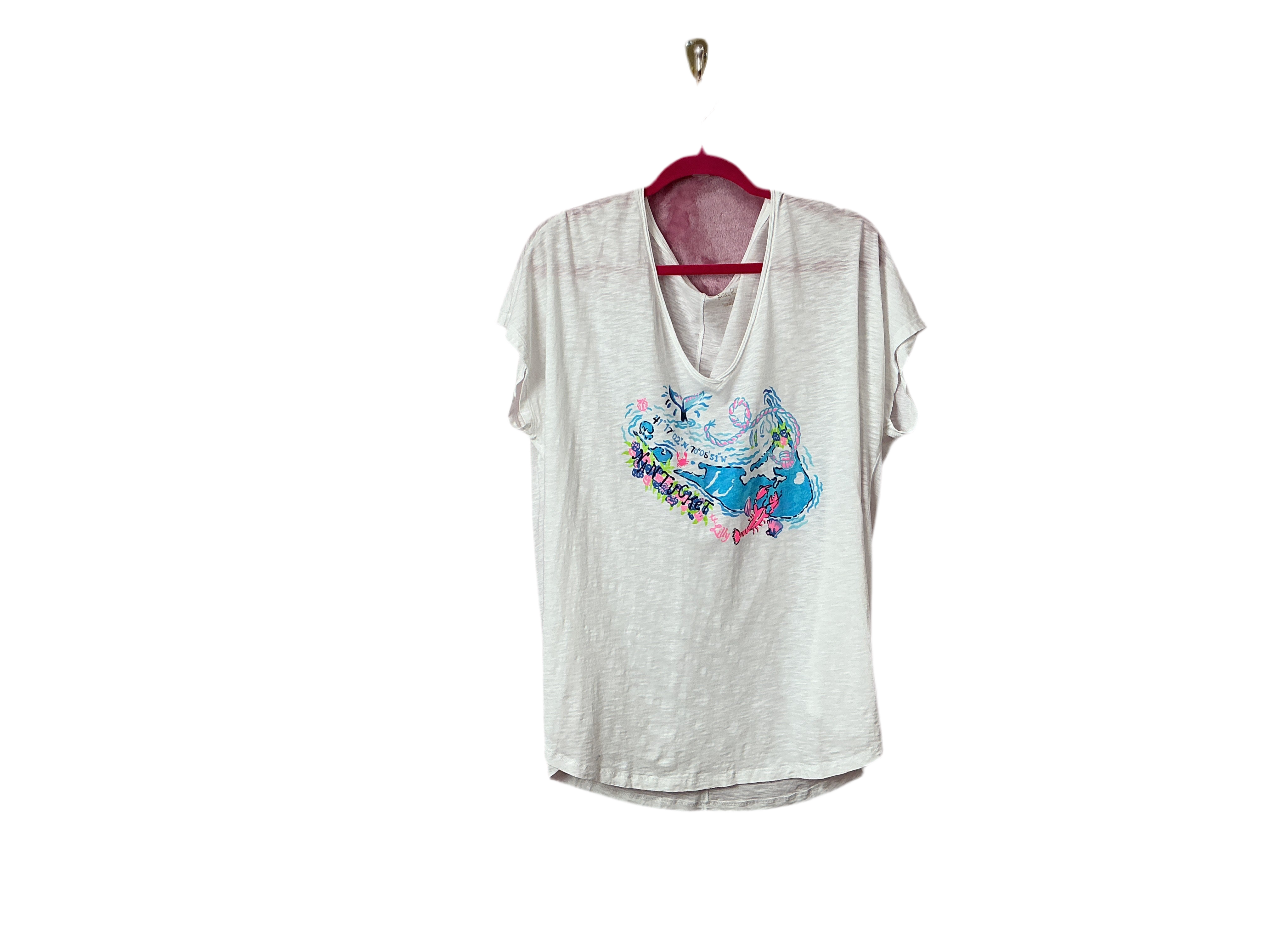 Lilly Pulitzer Short Sleeve Top - Size XL