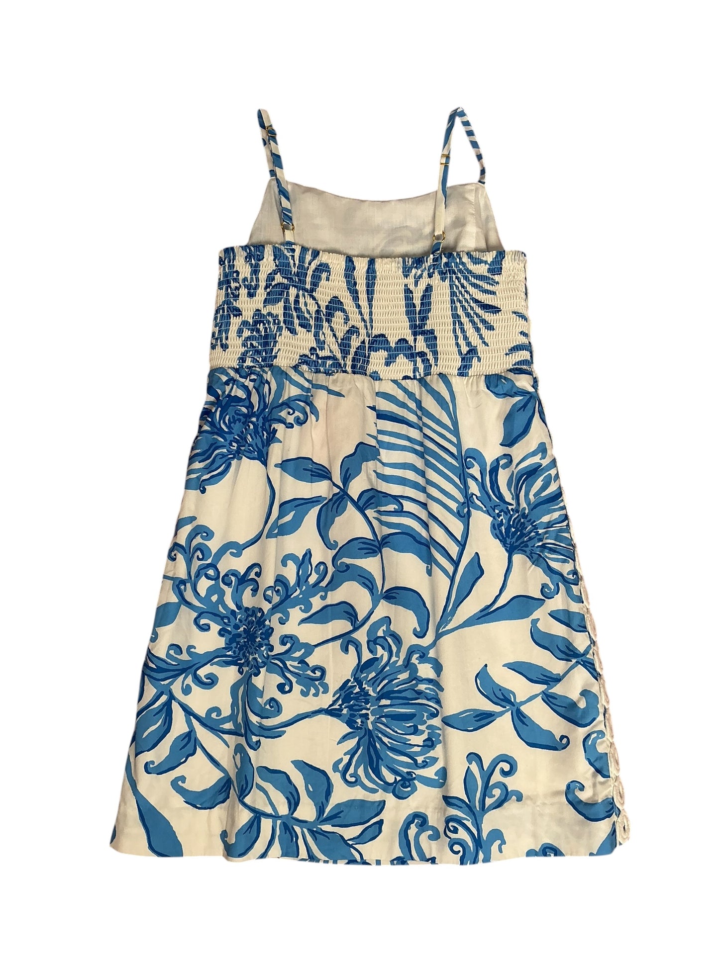 Lilly Pulitzer Girls Mini Shelli Shift Dress Resort White Glisten in the Sun - Size 7