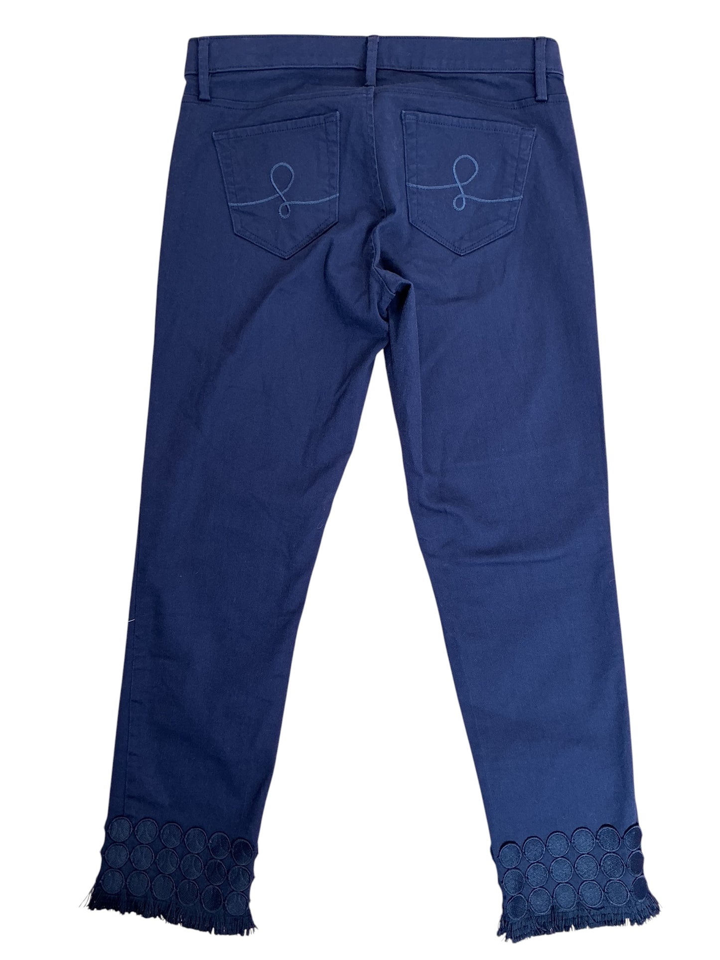 Lilly Pulitzer NWT South Ocean Skinny Crop Jeans True Navy - Size 8