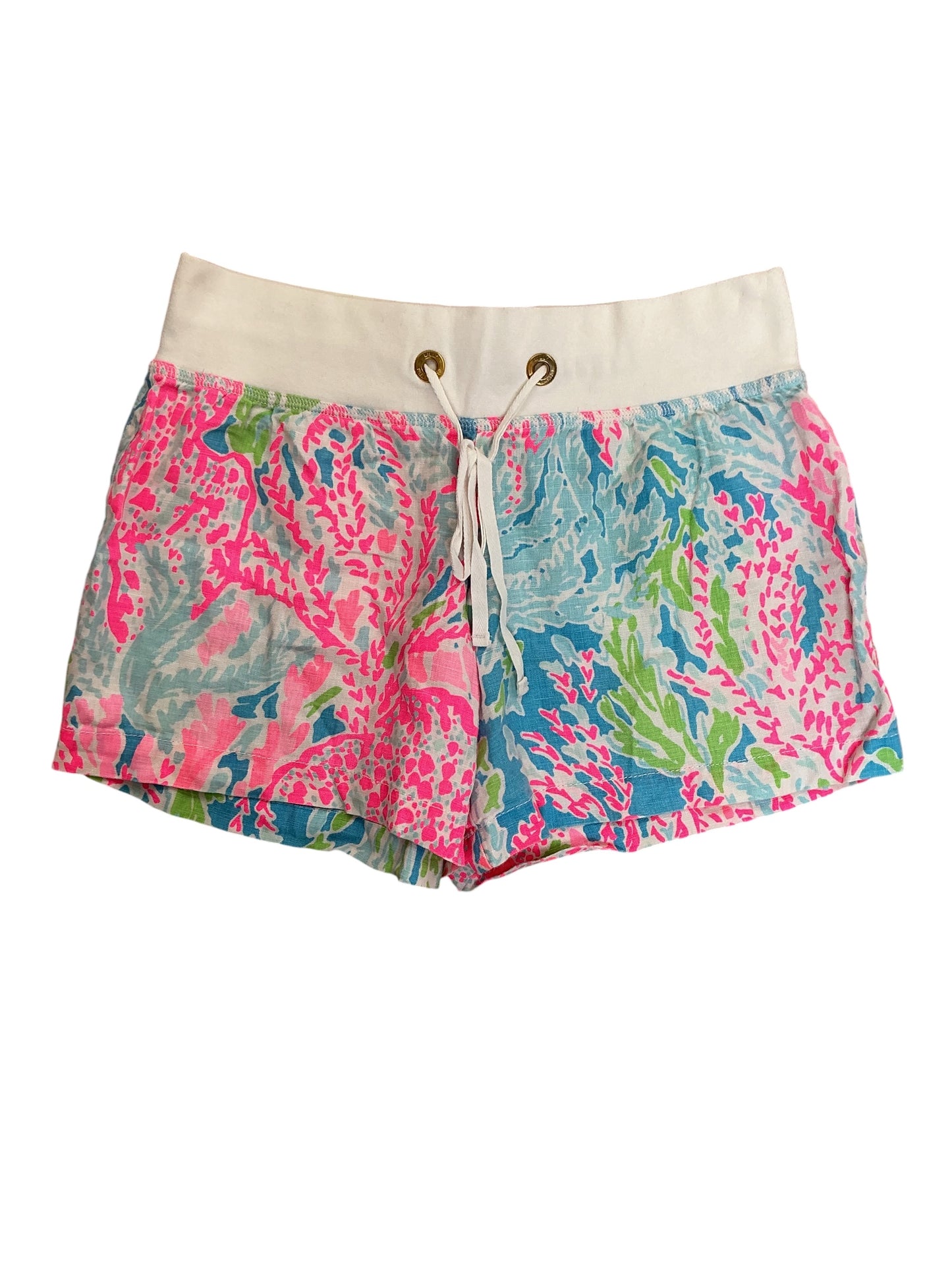 Lilly Pulitzer Ocean View Shorts Lets Cha Cha - Size M