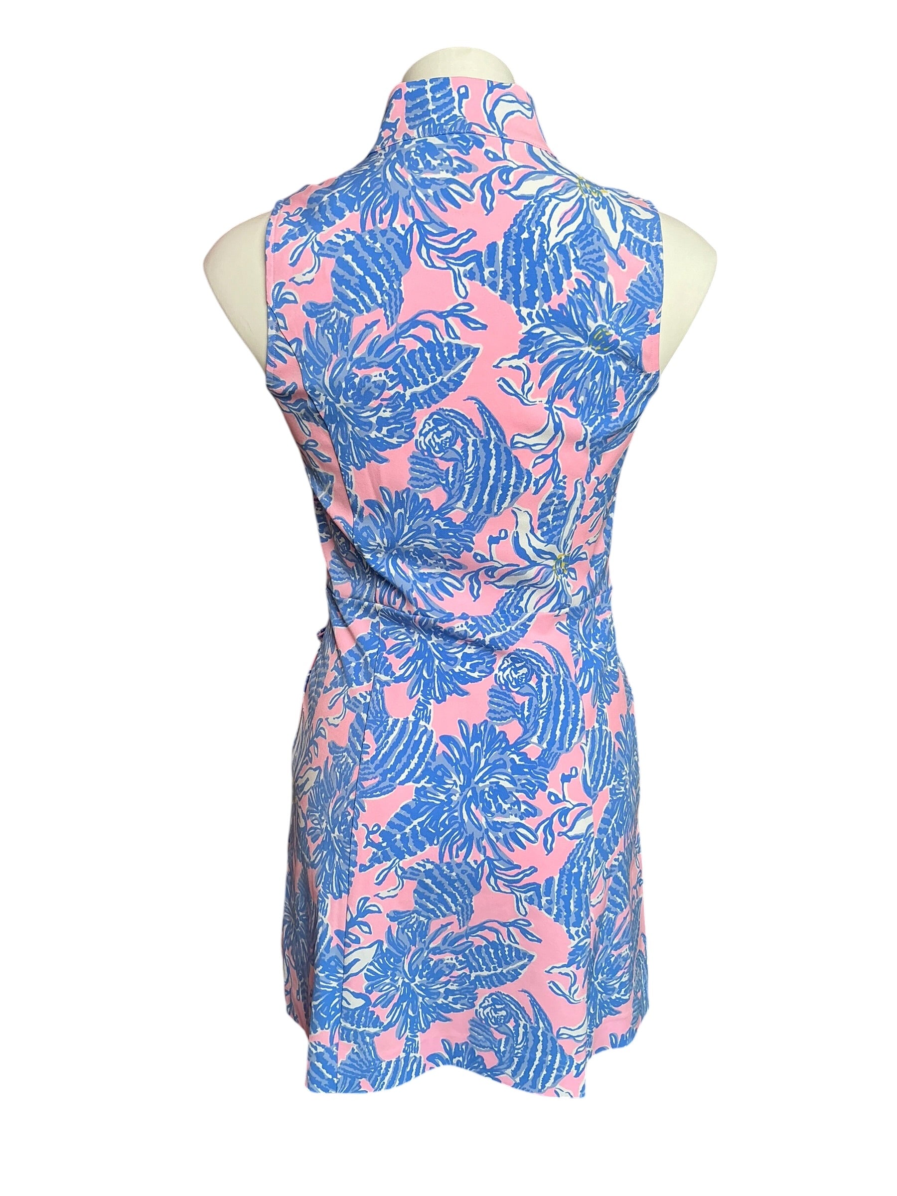 Lilly Pulitzer NWT Catarina Dress UPF 50+ Conch Shell Pink Up Scale Golf - Size 0