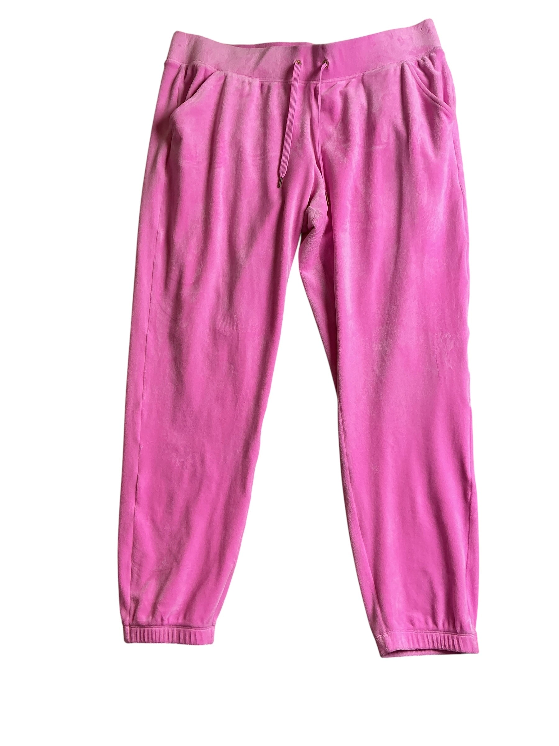 Lilly Pulitzer Mallie Velour Joggers - Lilac Rose - Size XL