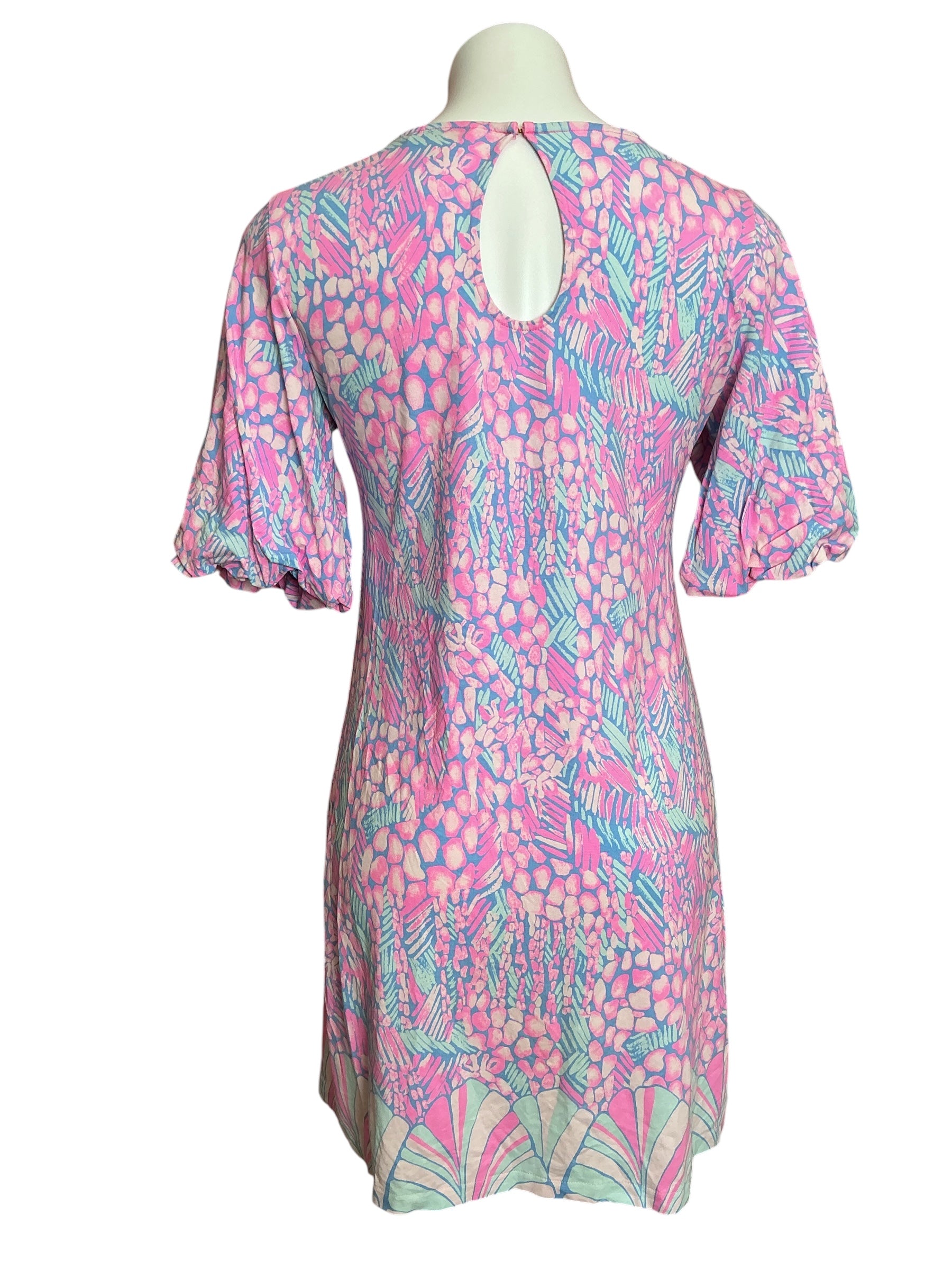 Lilly Pulitzer Britton Dress Pink Sorbet High Attitude Engineered - Size M