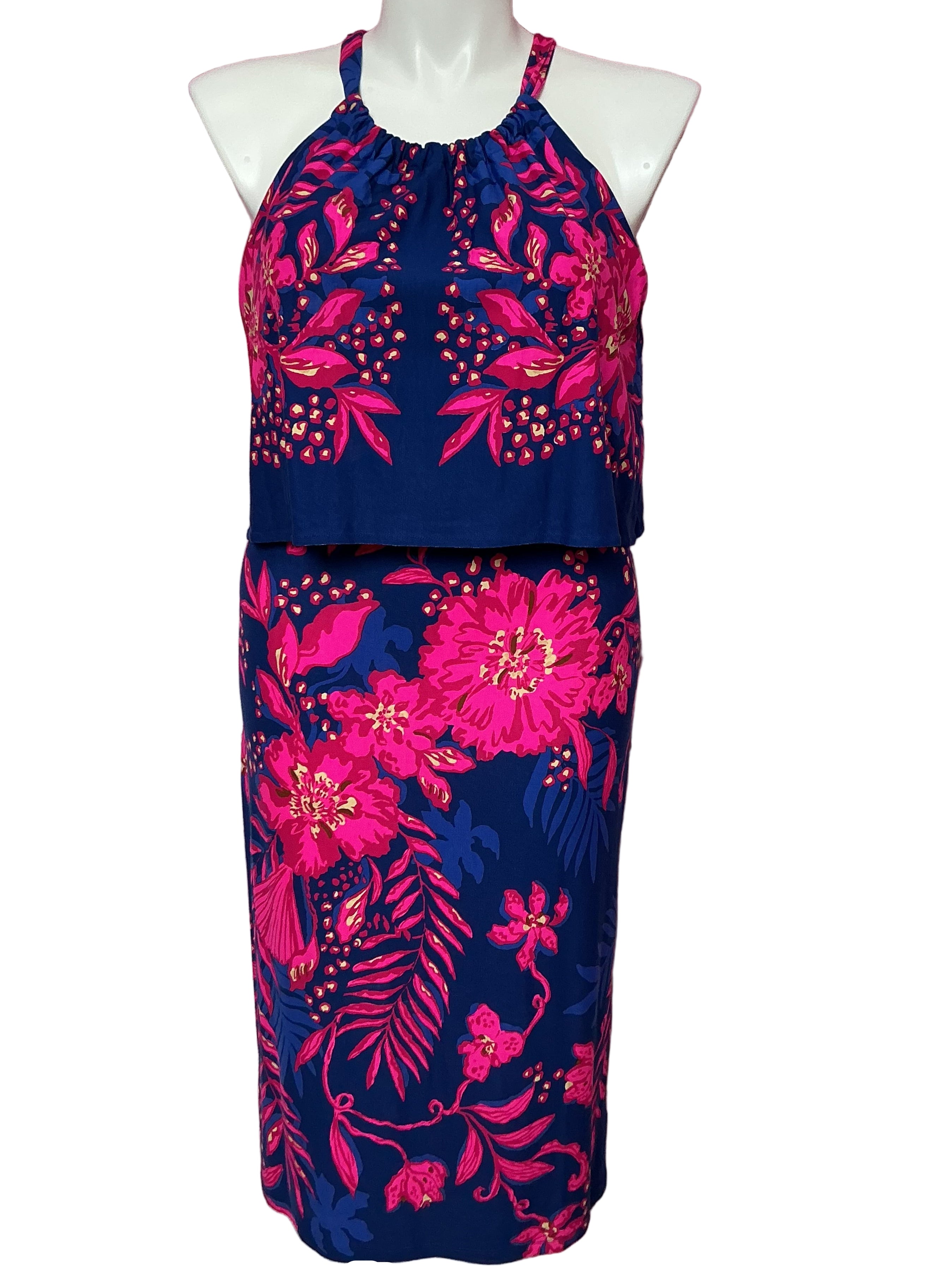 Lilly Pulitzer NWT - Stella Mae Dress - Blue Med Never Ending Summer - Size XL