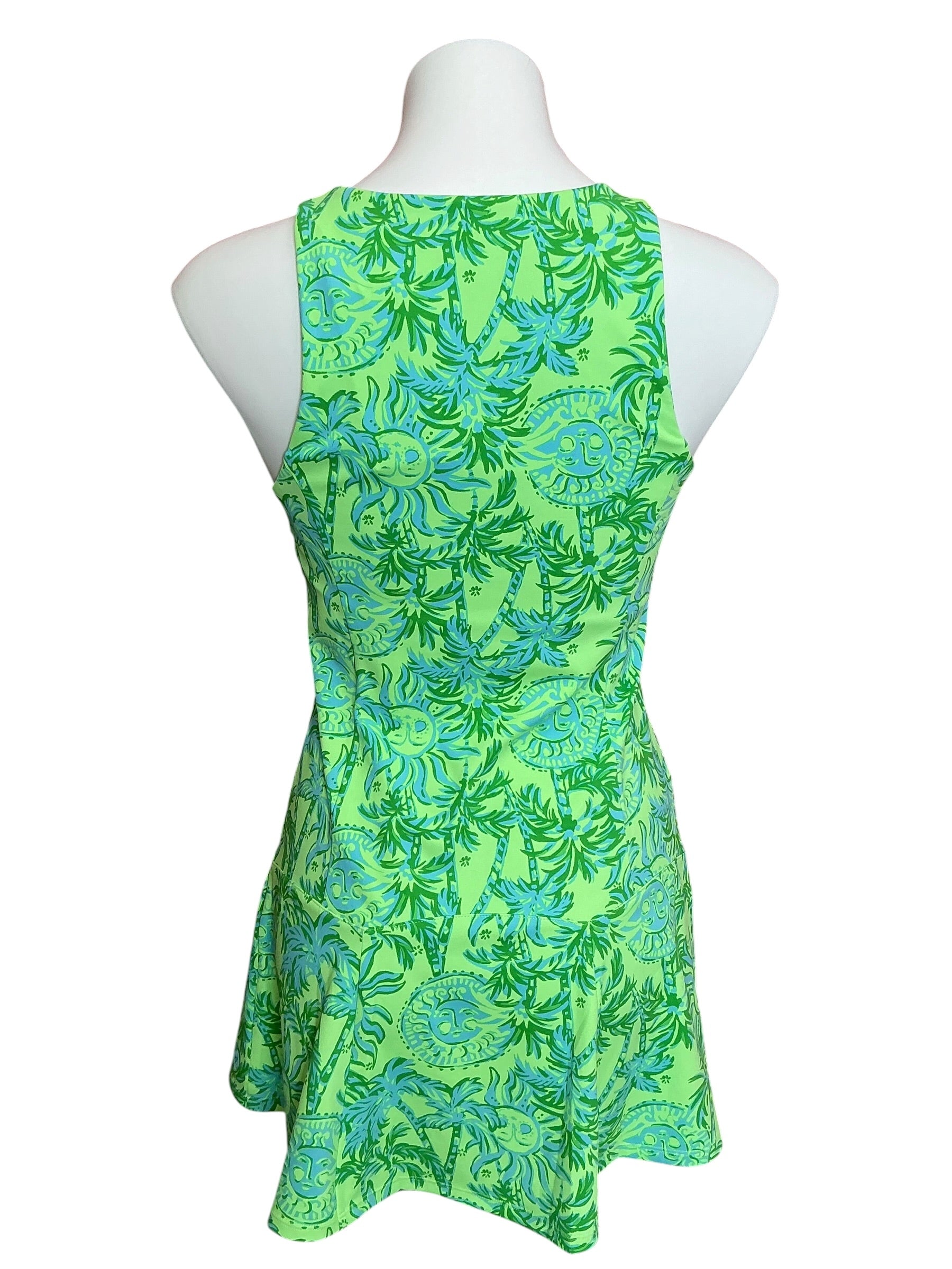 Lilly Pulitzer NWT Westley Active Dress UPF 50+ 2PC Set Cool Mint Catchin Rays - Size S