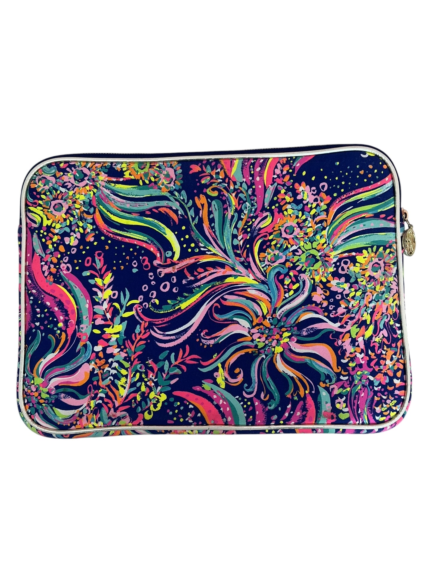 Lilly Pulitzer Neoprene Tech Laptop Sleeve Beach Love