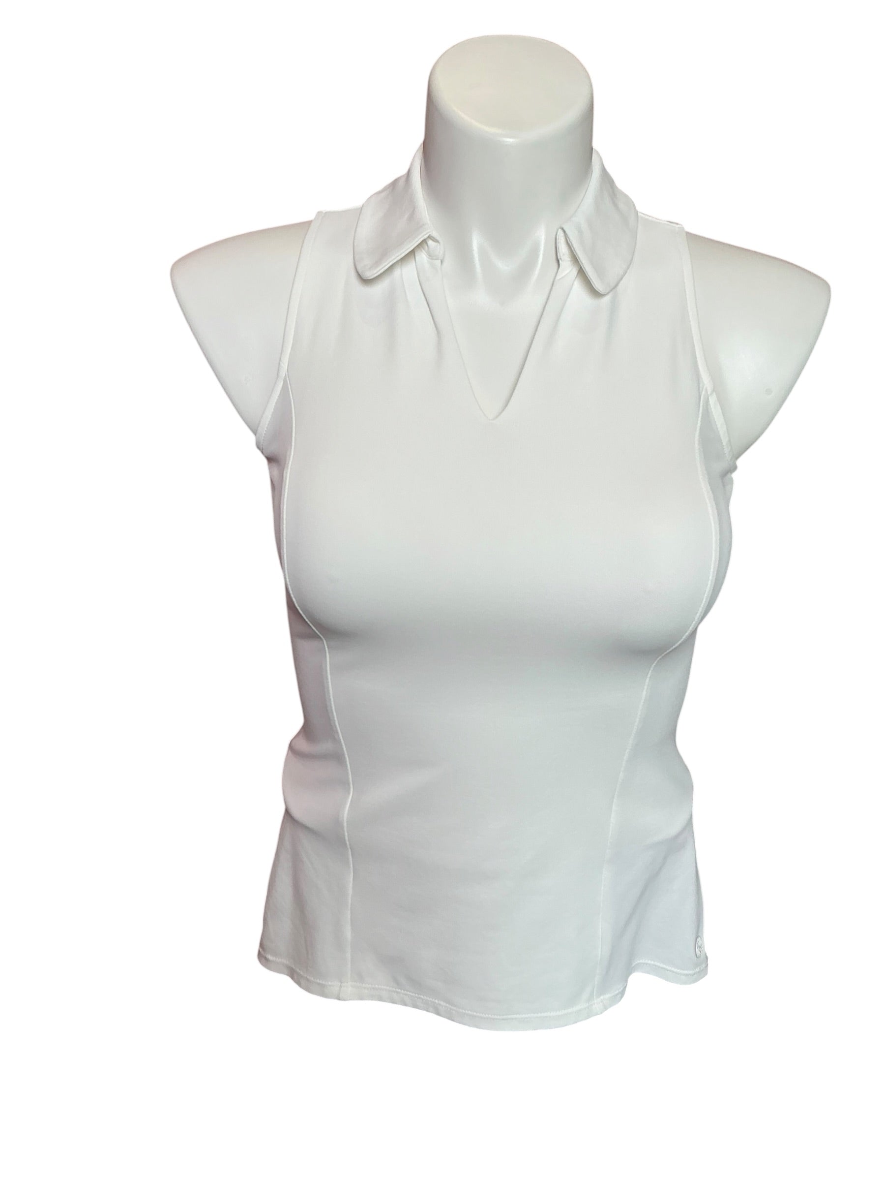 Lilly Pulitzer UPF 50+ Luxletic Imara Polo Top Resort White - Size XS